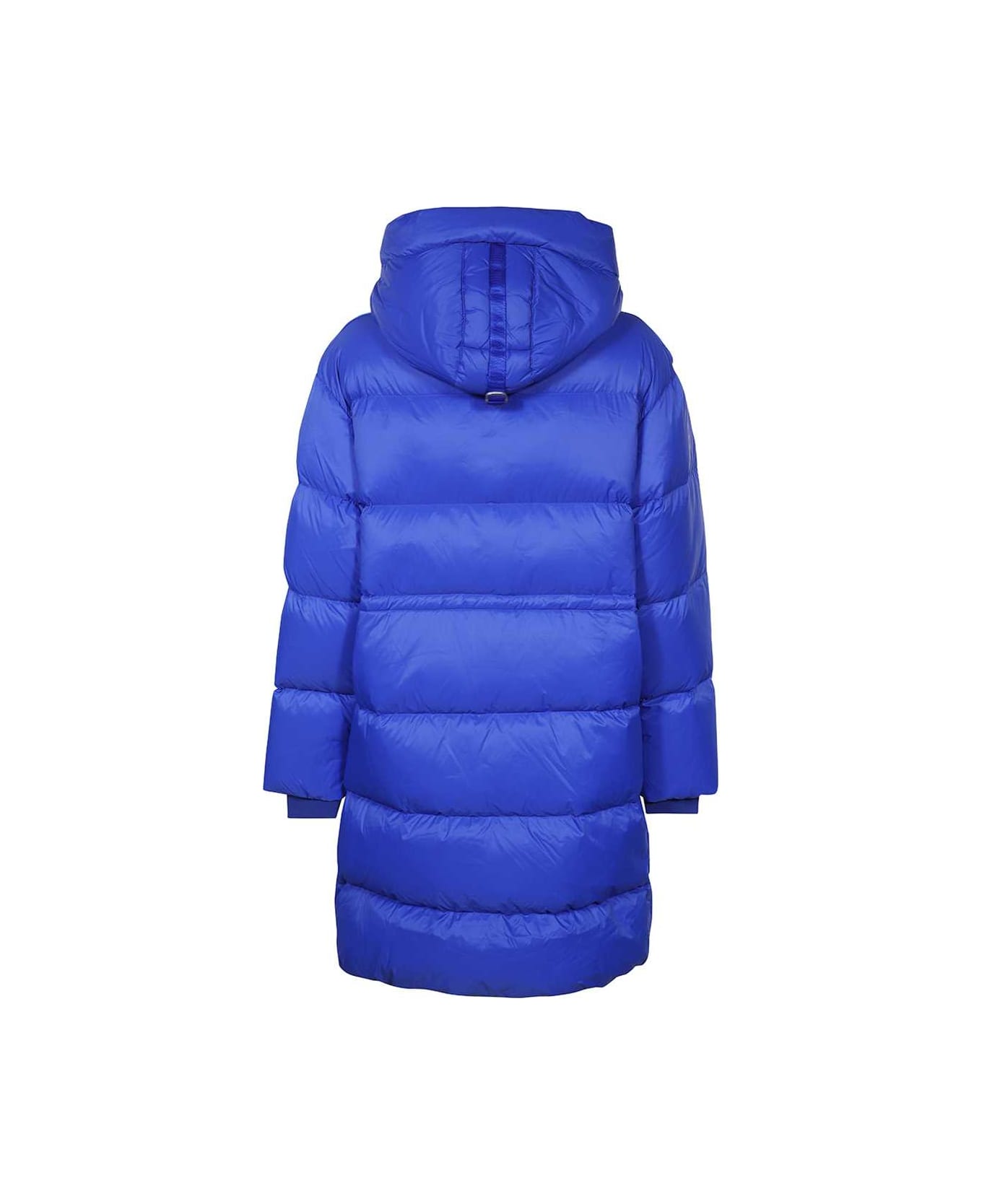 Parajumpers Eira Long Hooded Down Jacket - blue