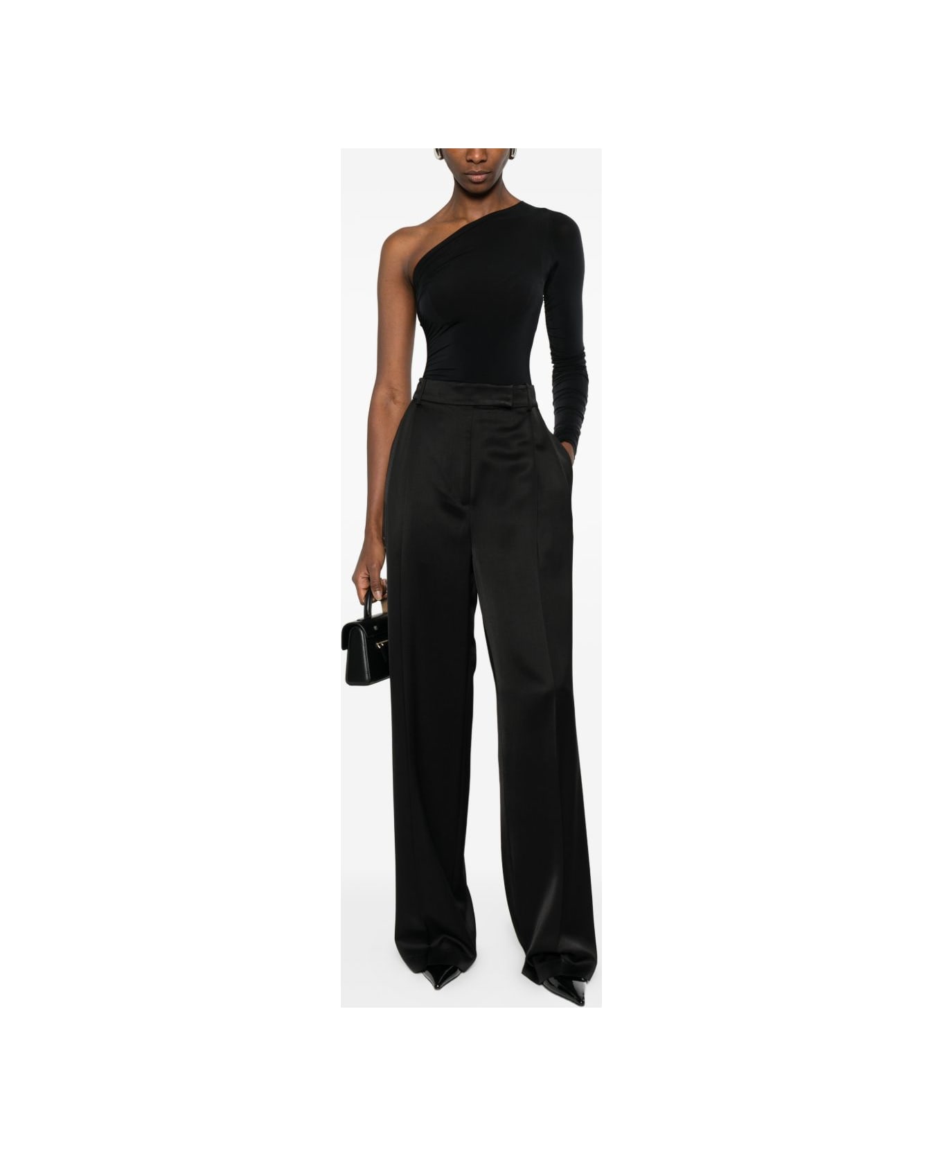 Wolford One-shoulder Bodysuit - Black