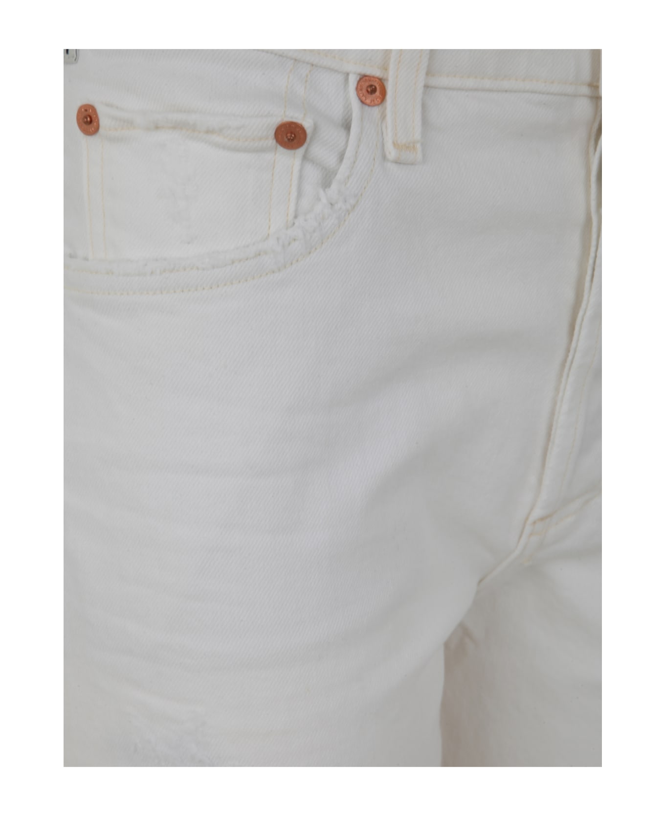 Citizens of Humanity Florence Wide Straight Jeans - Chntl Chantilly Soft White