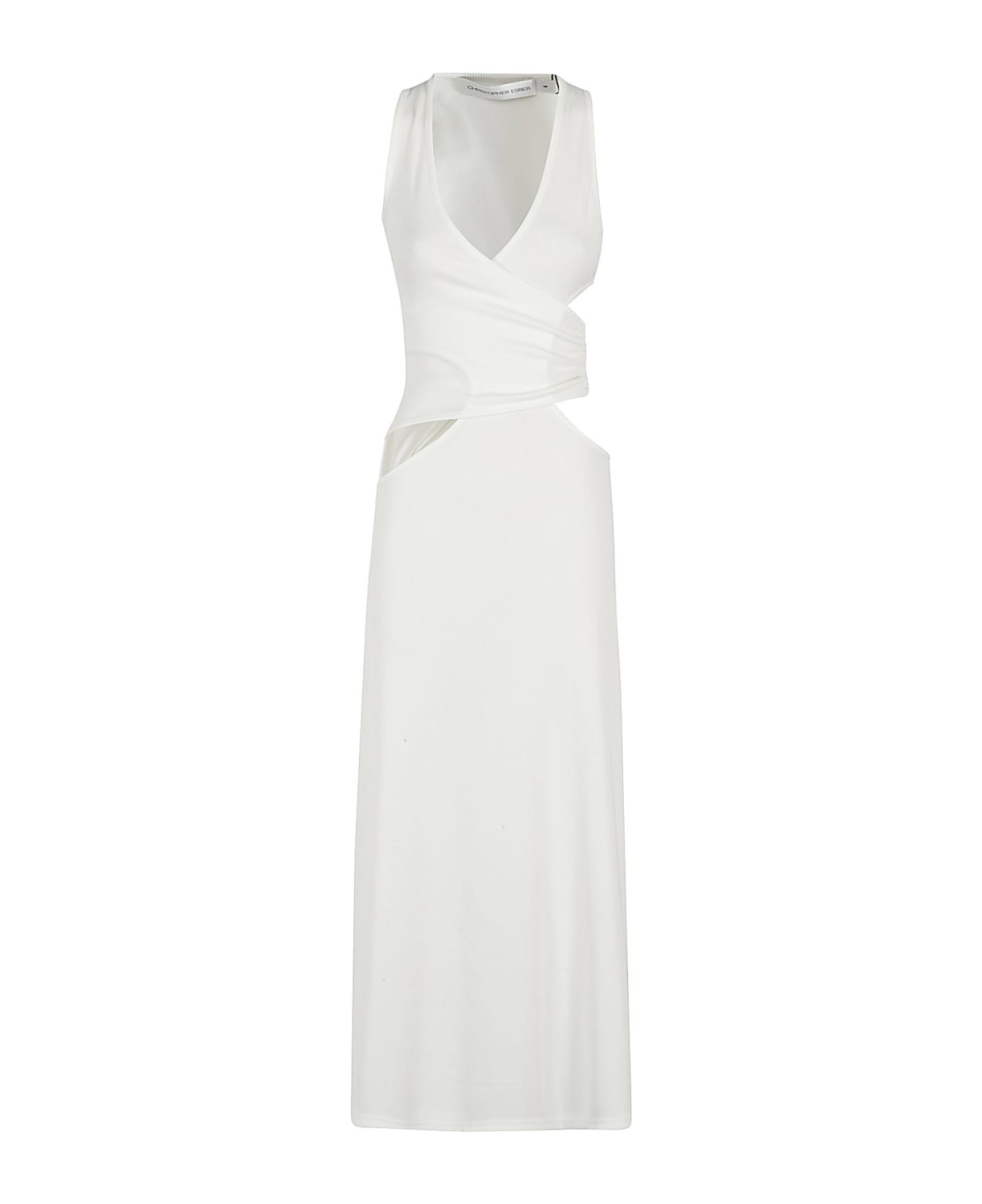 Christopher Esber Silvino Overlap Dress - White