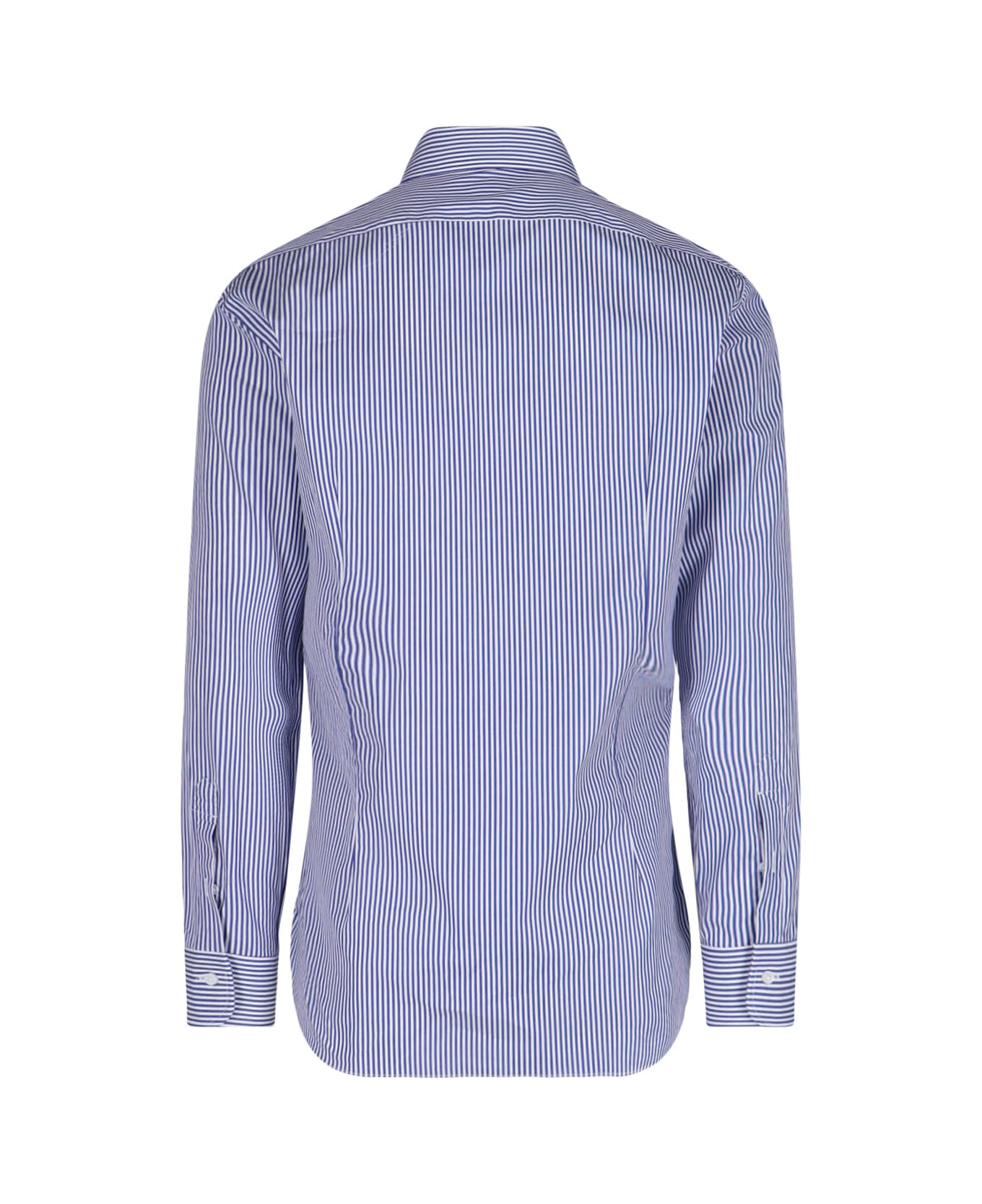Barba Napoli 
i
 Striped Shirt - Blue