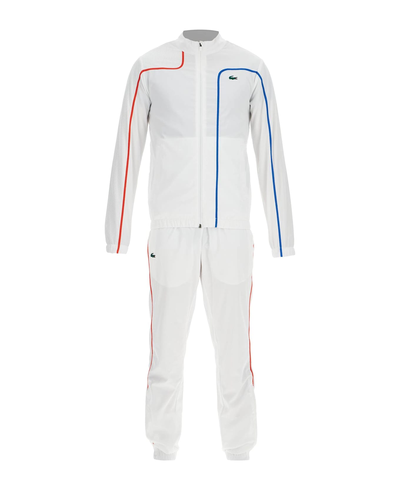 Lacoste 'sporty Tracksuit With Contrasting Stitching - WHITE WHITE (White)