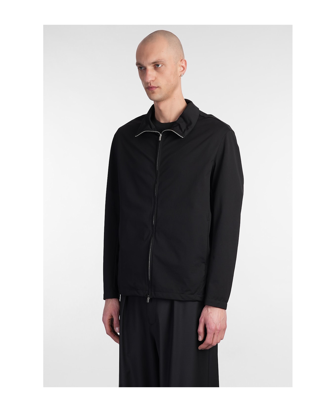 Attachment Casual Jacket In Black Polyester - black
