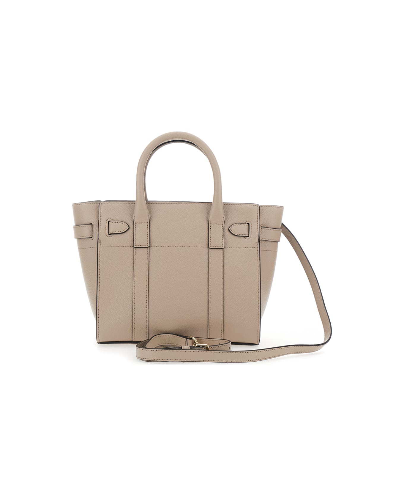Mulberry 
bayswater Small
 Beige Handbag With Removable Shoulder Strap In Leather Woman - Beige