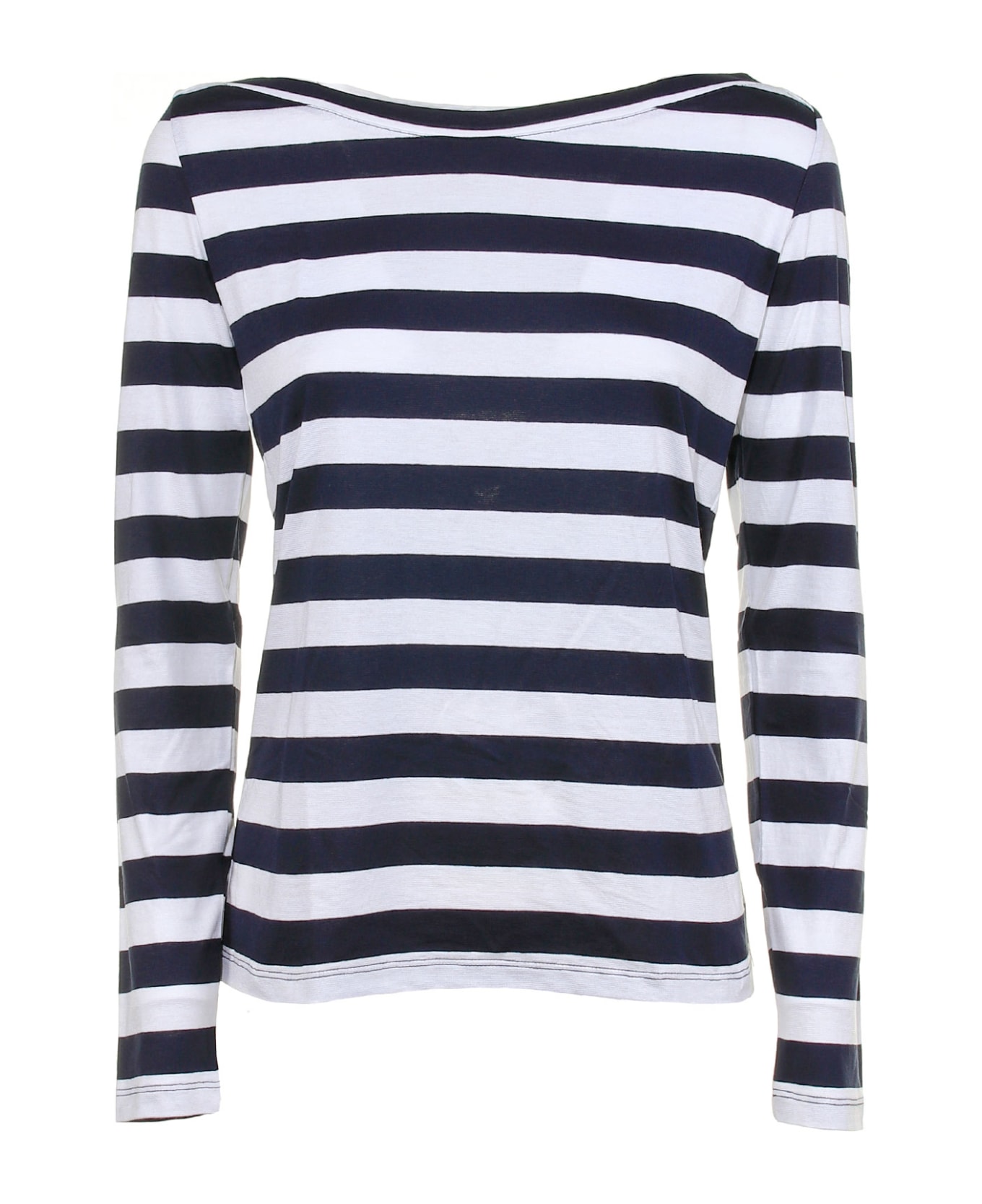 Peuterey Striped Sweater - BIANCO BLU