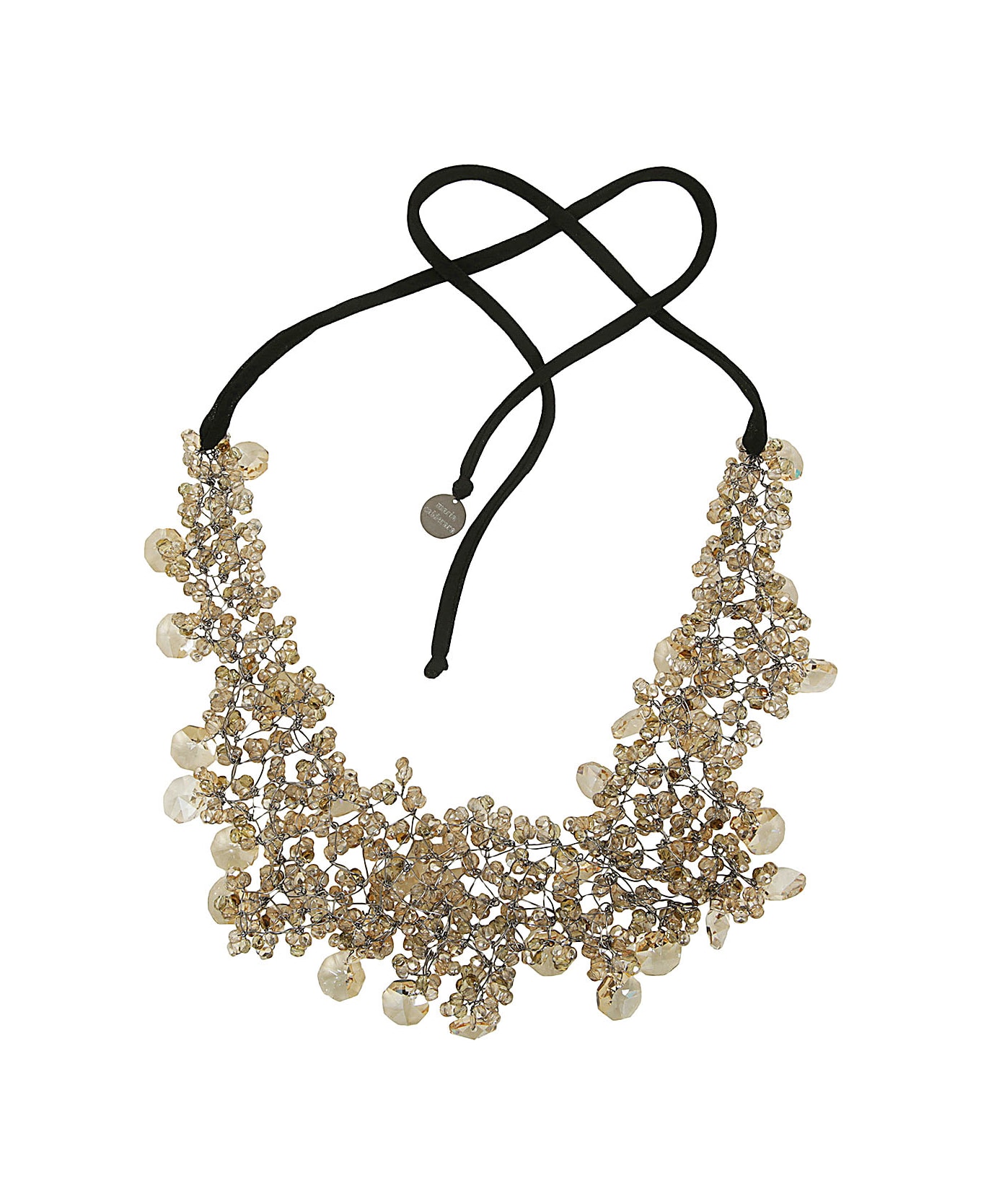 Maria Calderara Crystals Necklace - H Honey ネックレス