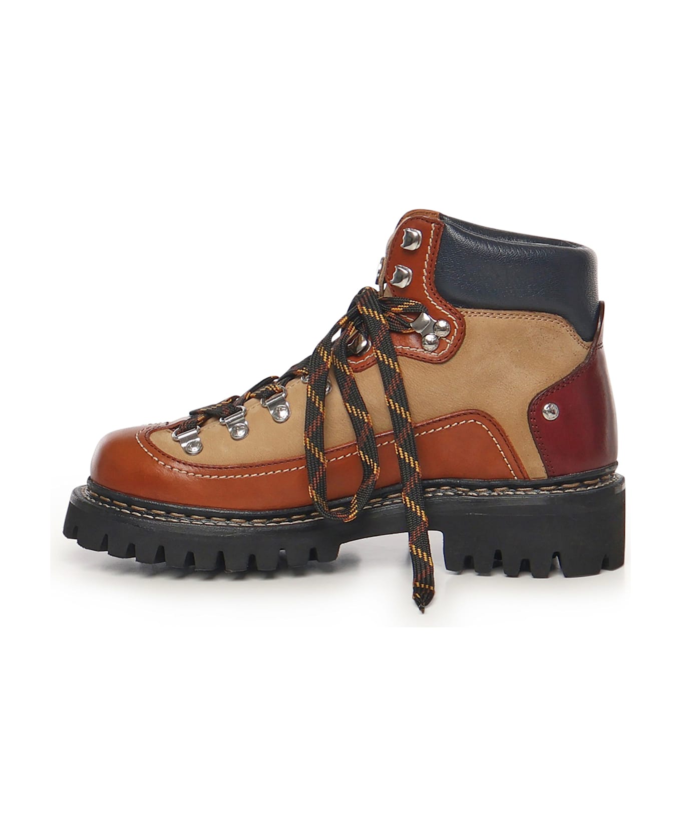 Dsquared2 Canadian Hiking Boots - BEIGE/CAMEL/BLACK