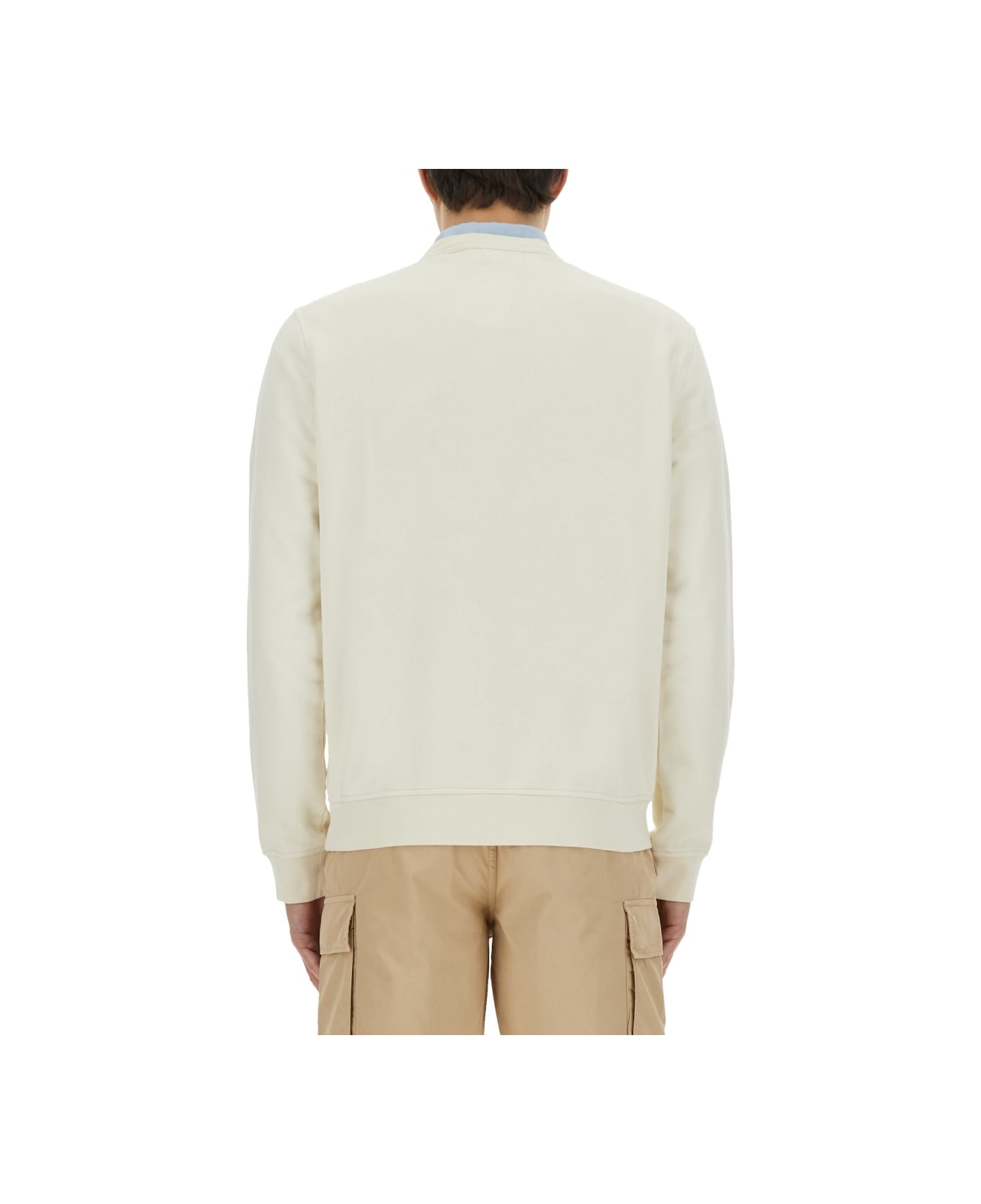 Woolrich Sweatshirt With Logo - IVORY