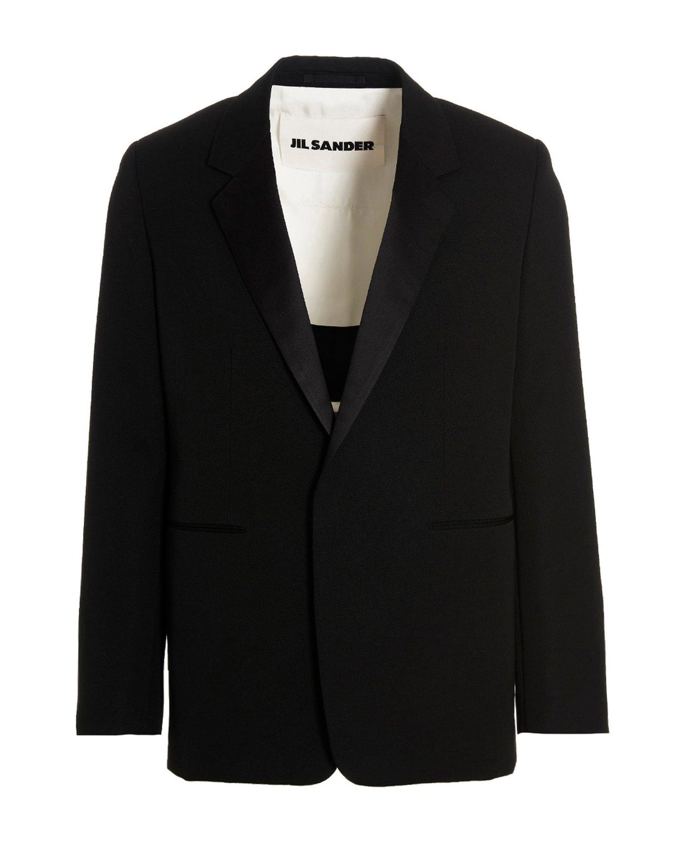 Jil Sander Single-breasted Long-sleeved Suit - BLACK