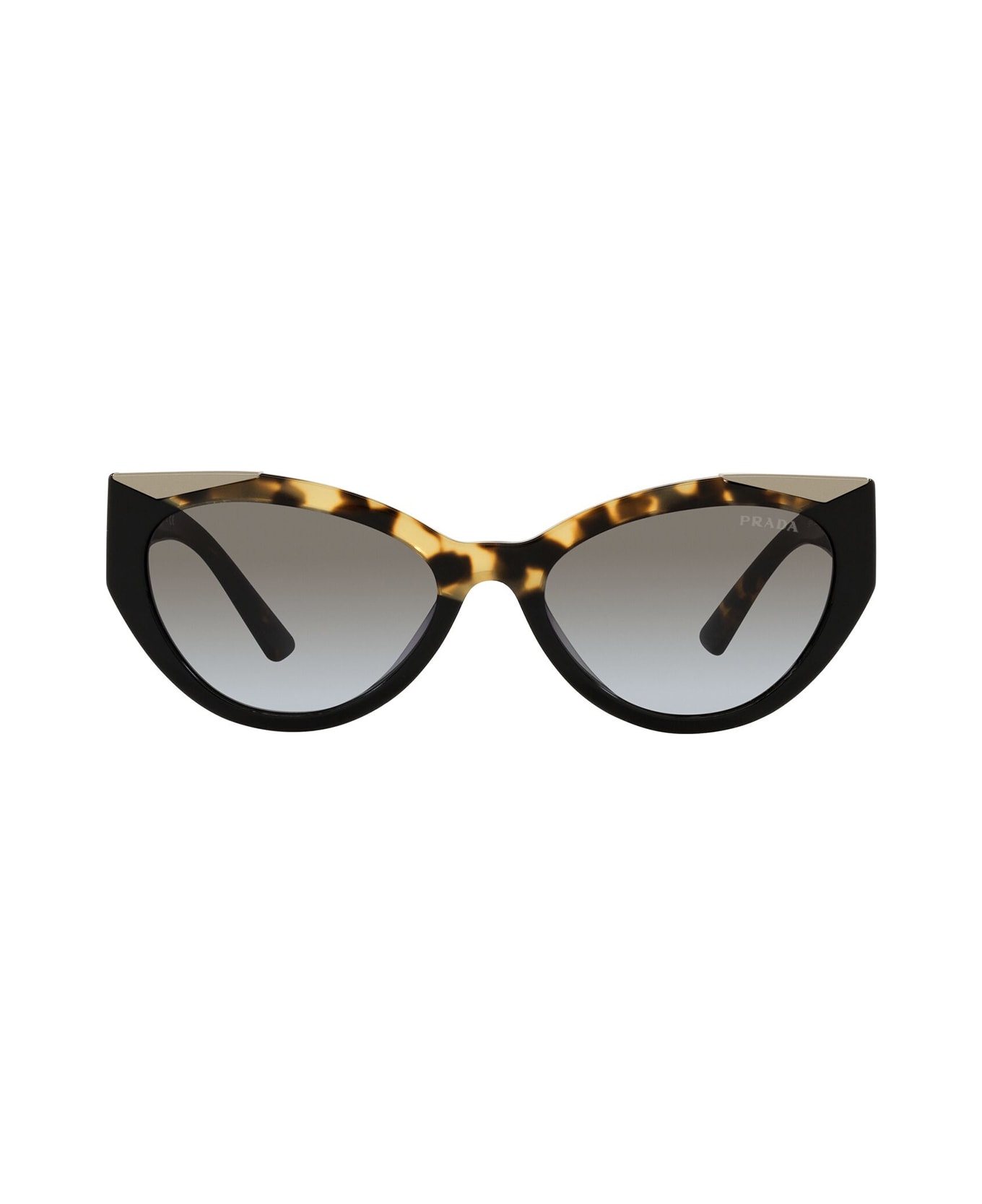 Prada Eyewear Pr 03ws Black / Medium Havana Sunglasses - Black / Medium Havana