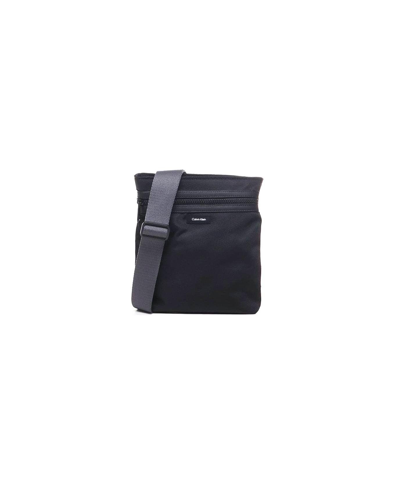 Calvin Klein Essential Flatpack Shoulder Bag - Black