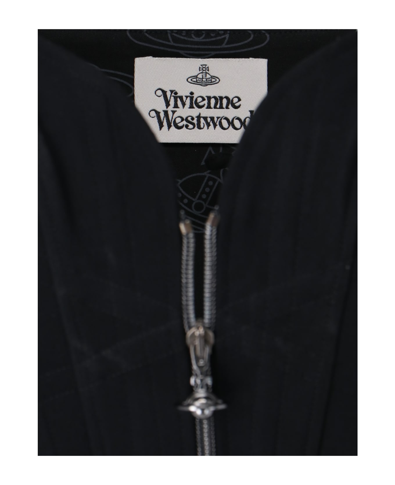 Vivienne Westwood Zip Corset - Black  
