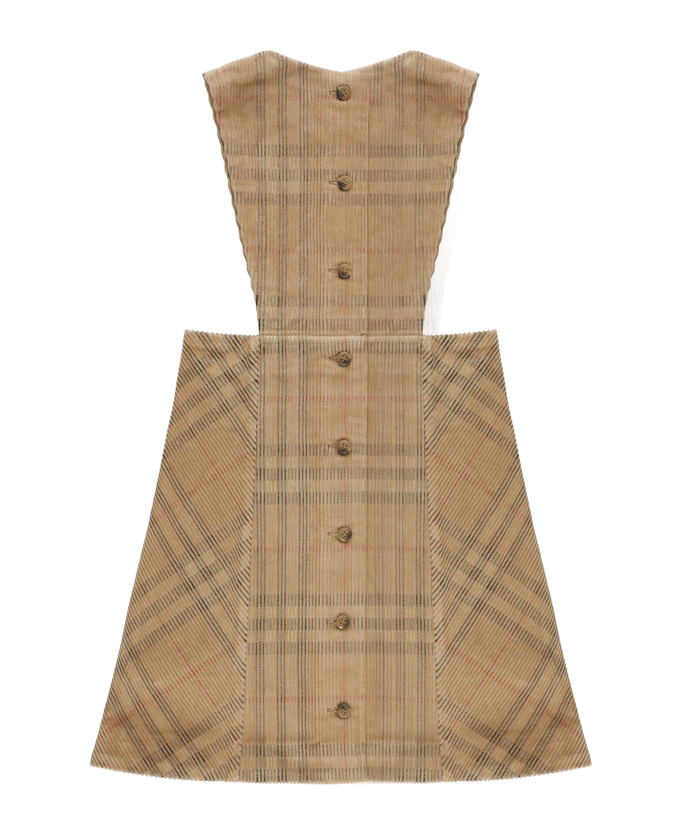Burberry Corduroy Dress - Beige