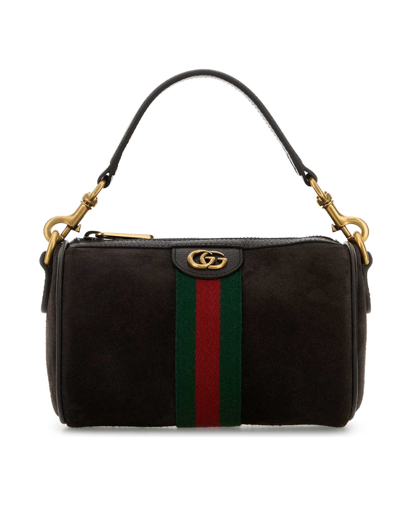 Gucci Dark Brown Suede Mini Ophidia Handbag - NSTMOROTMOROVRV