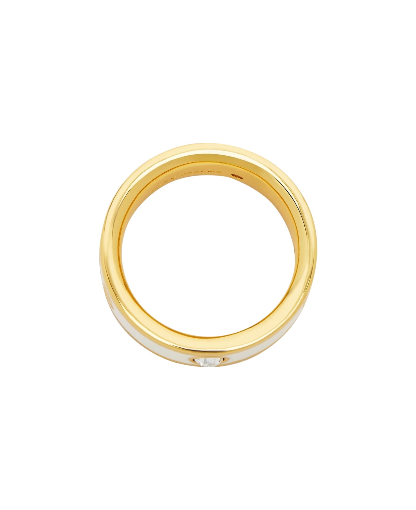 Marc Jacobs Enameled Ring - IVORY