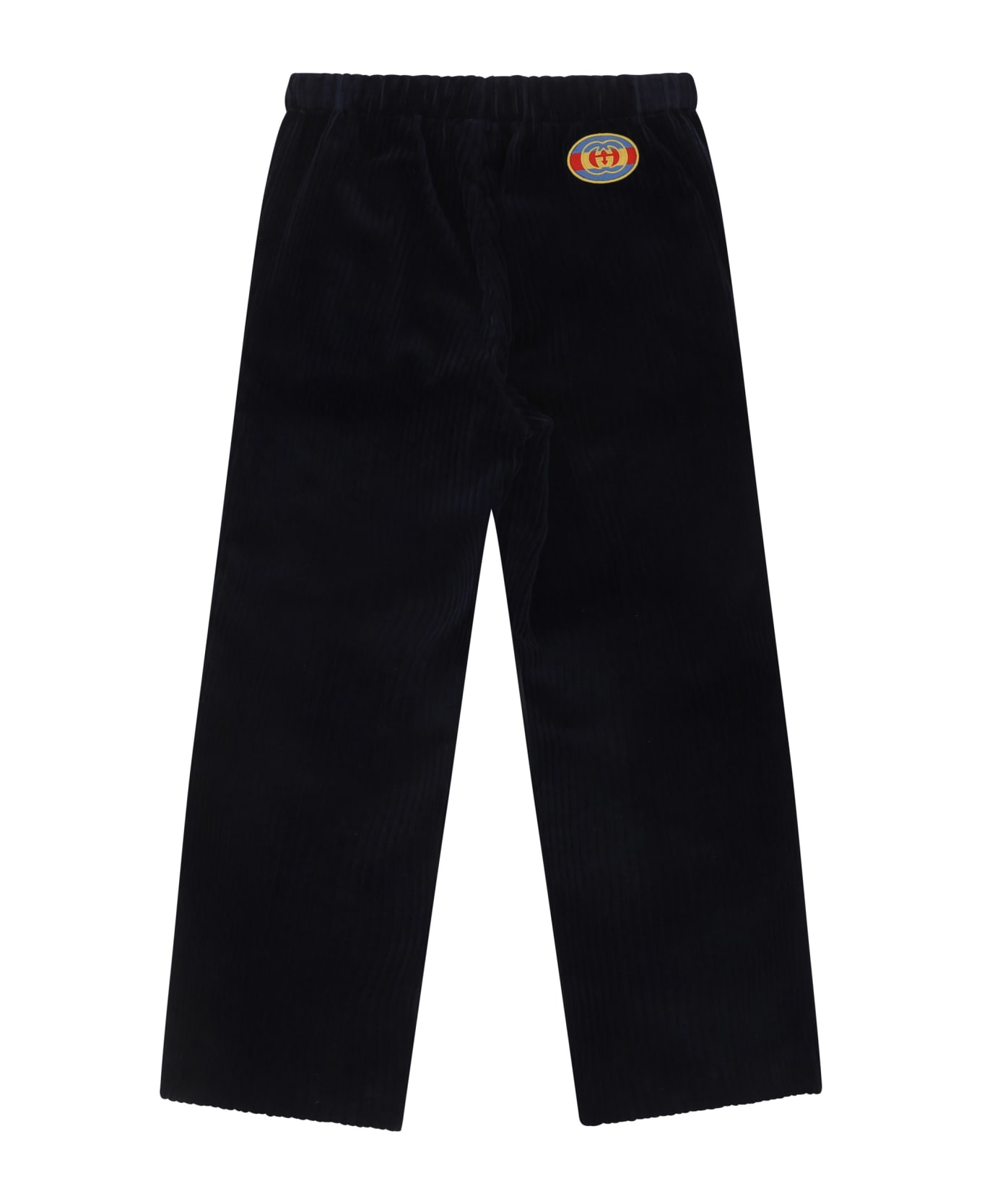 Gucci Pants For Boy - Navy ボトムス