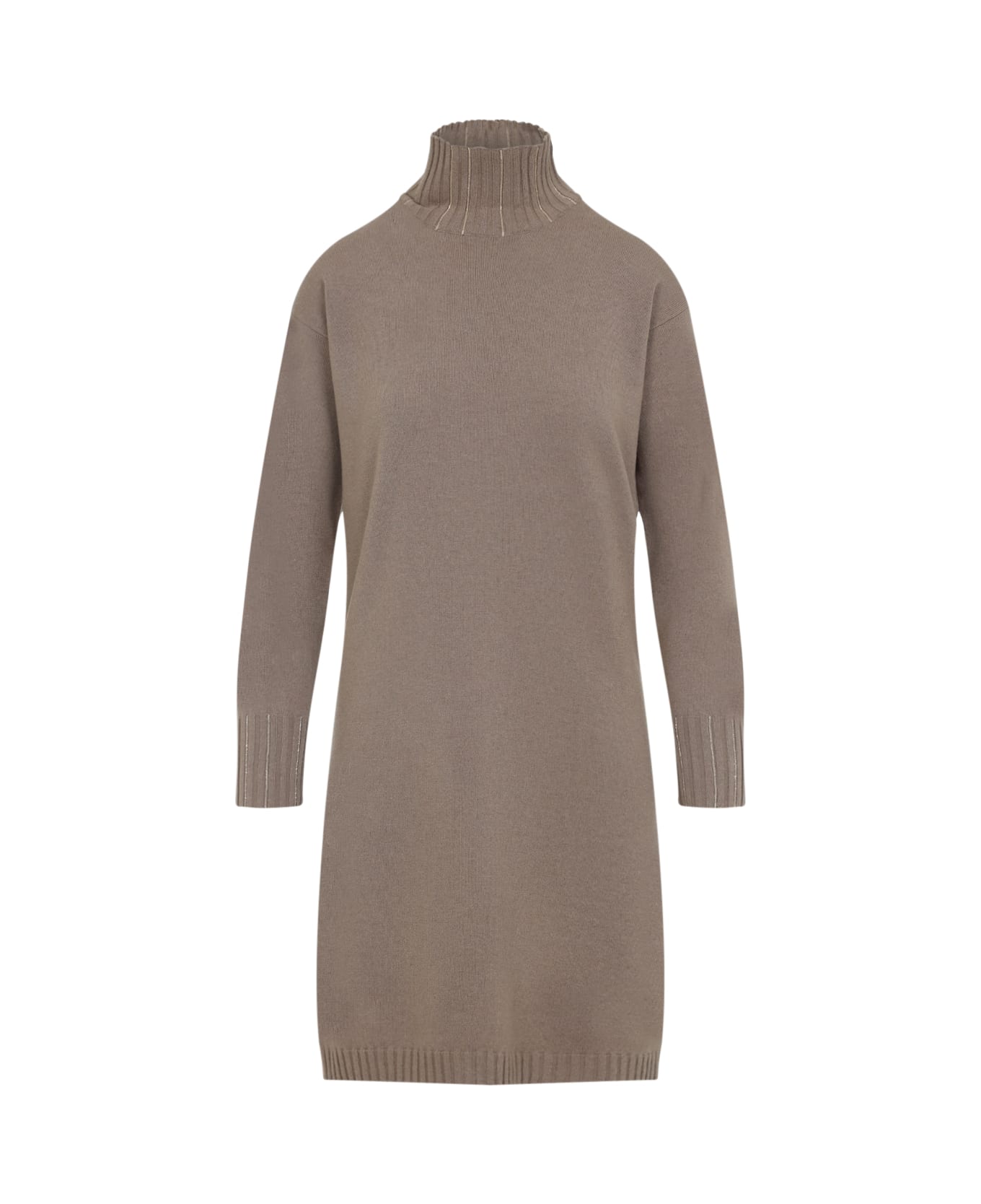 Fabiana Filippi Knit Midi Dress - Corteccia