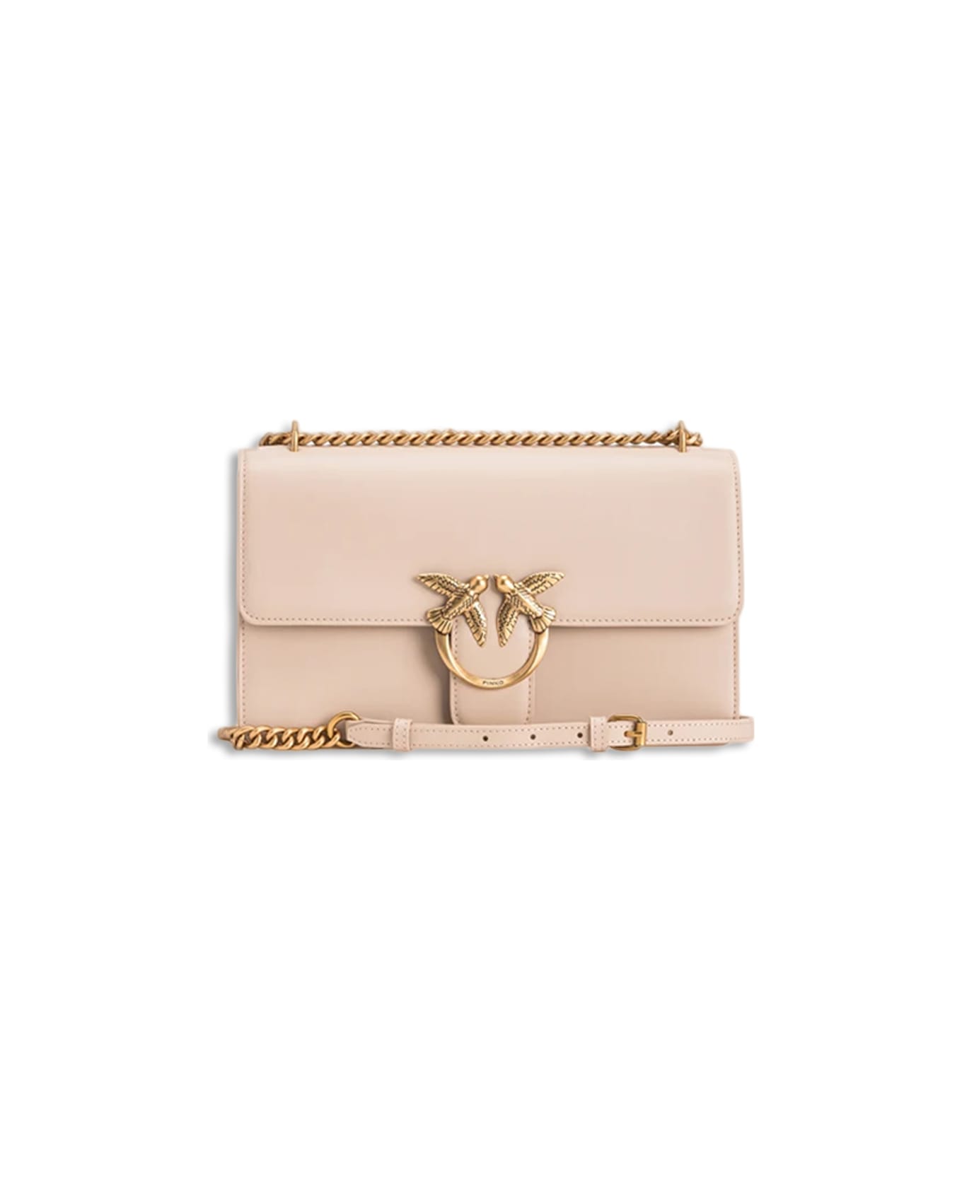 Pinko 

love One Mini

 Shoulder Bag Pinko - Beige
