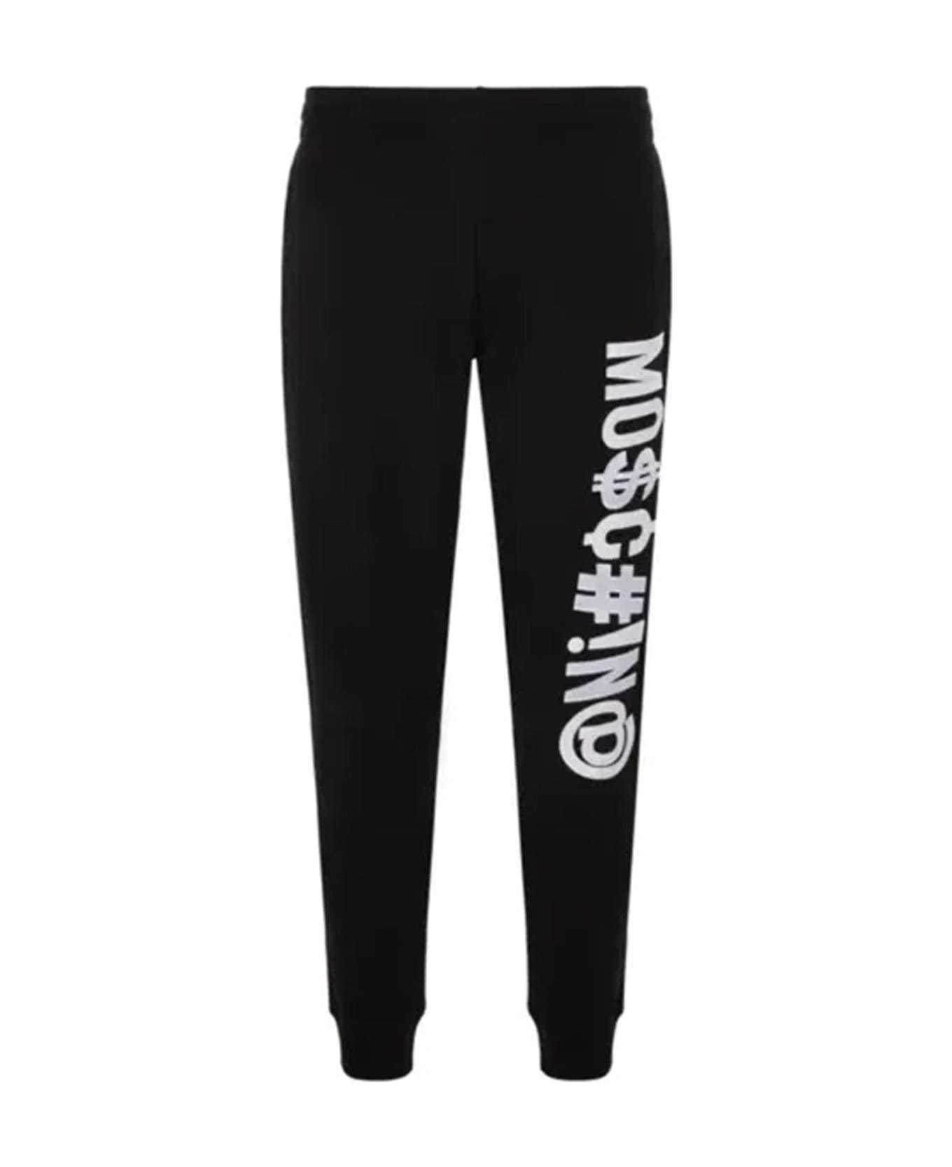 Moschino Logo Jogging Pants - Black