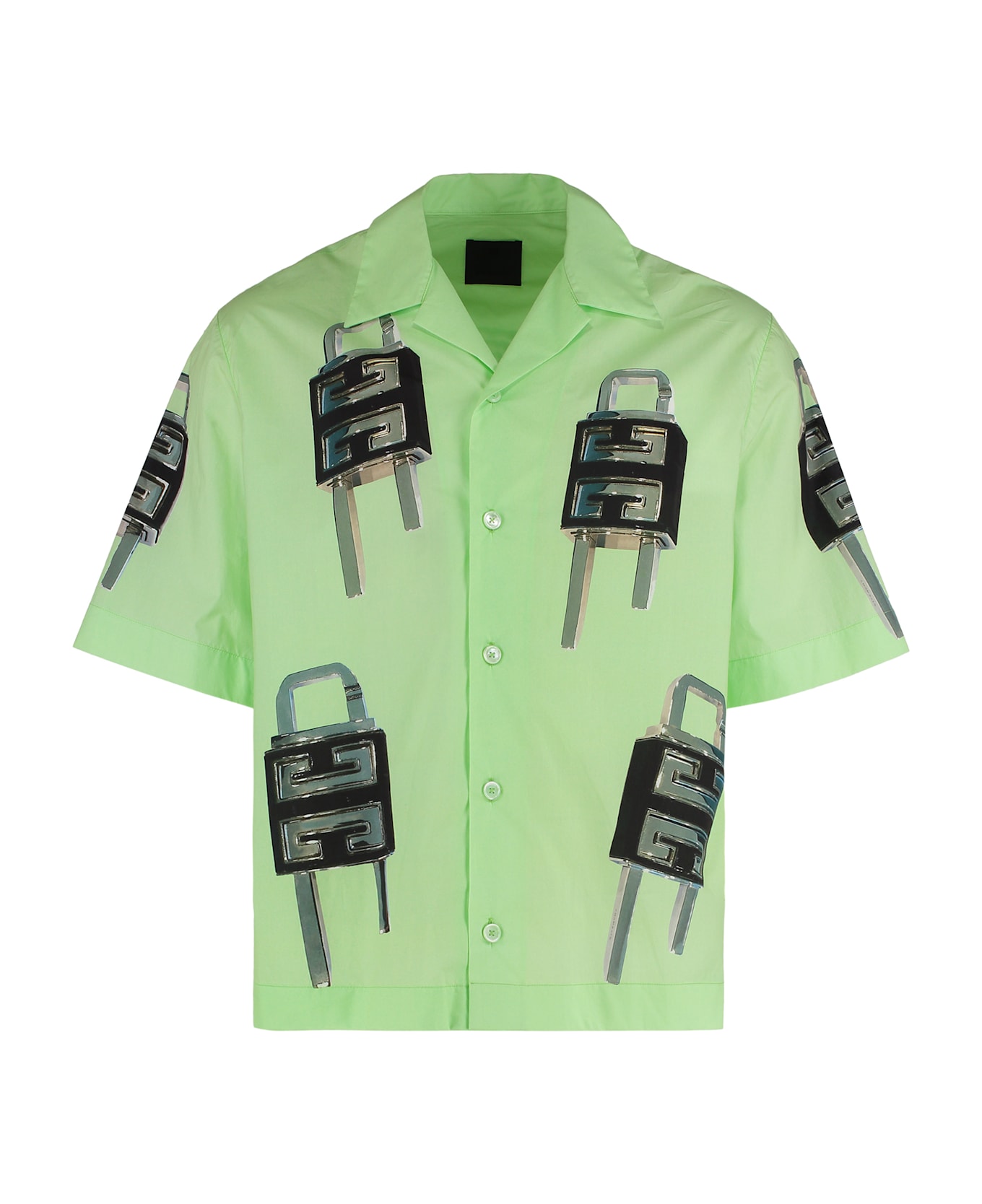 Givenchy Printed Cotton Shirt - green