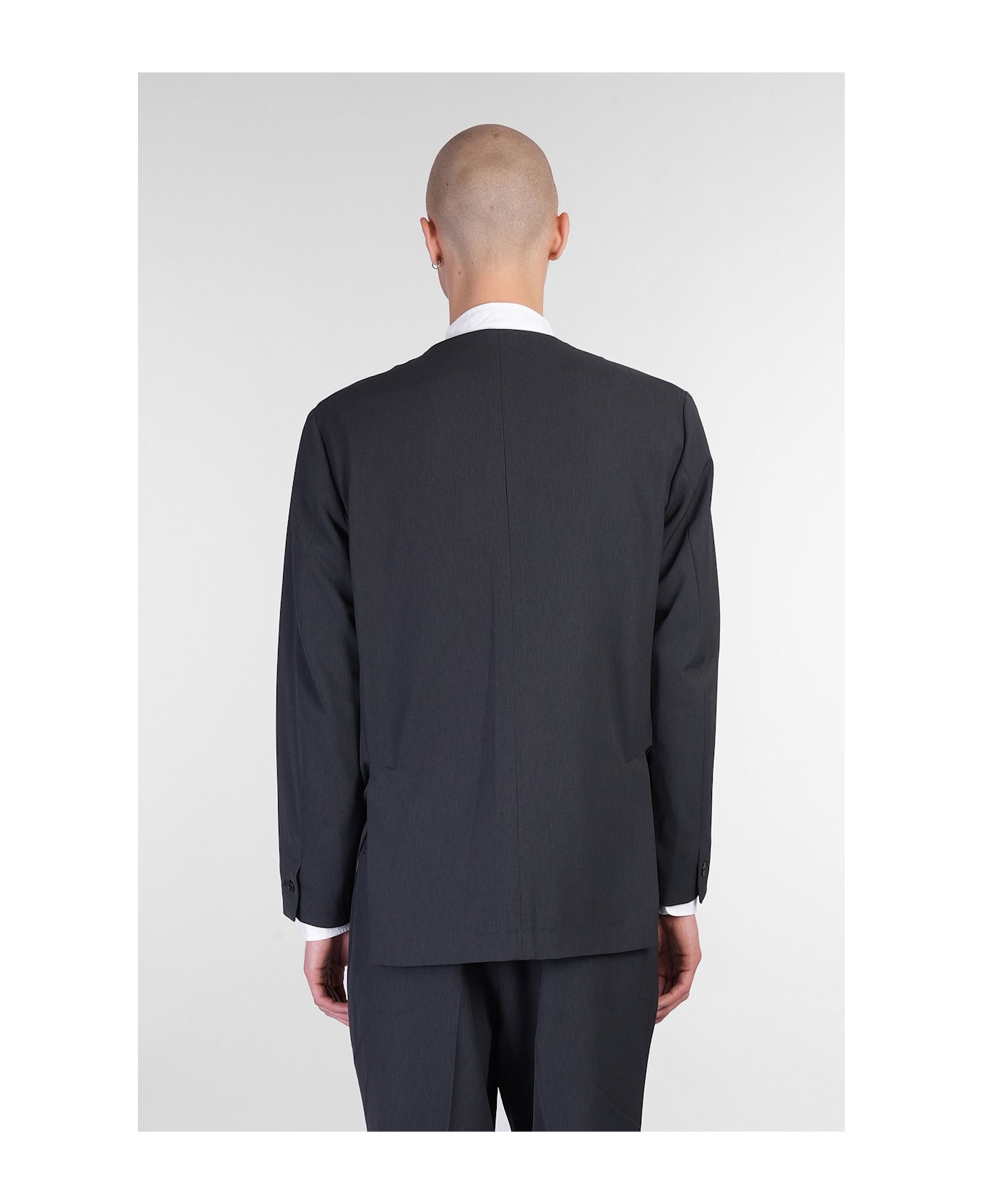 Needles Blazer In Black Polyamide - black