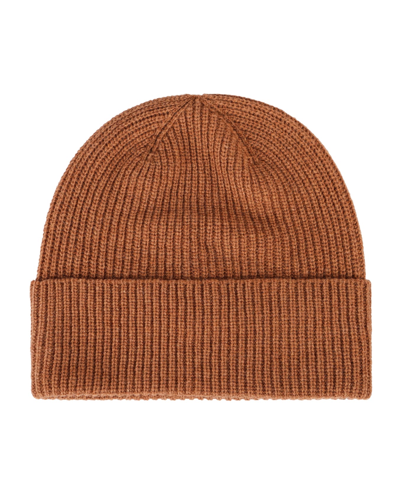 Woolrich Ribbed Knit Beanie - Camel