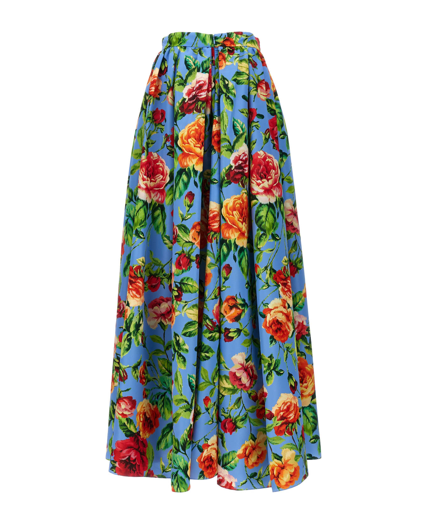 Carolina Herrera Long Floral Skirt - Multicolor