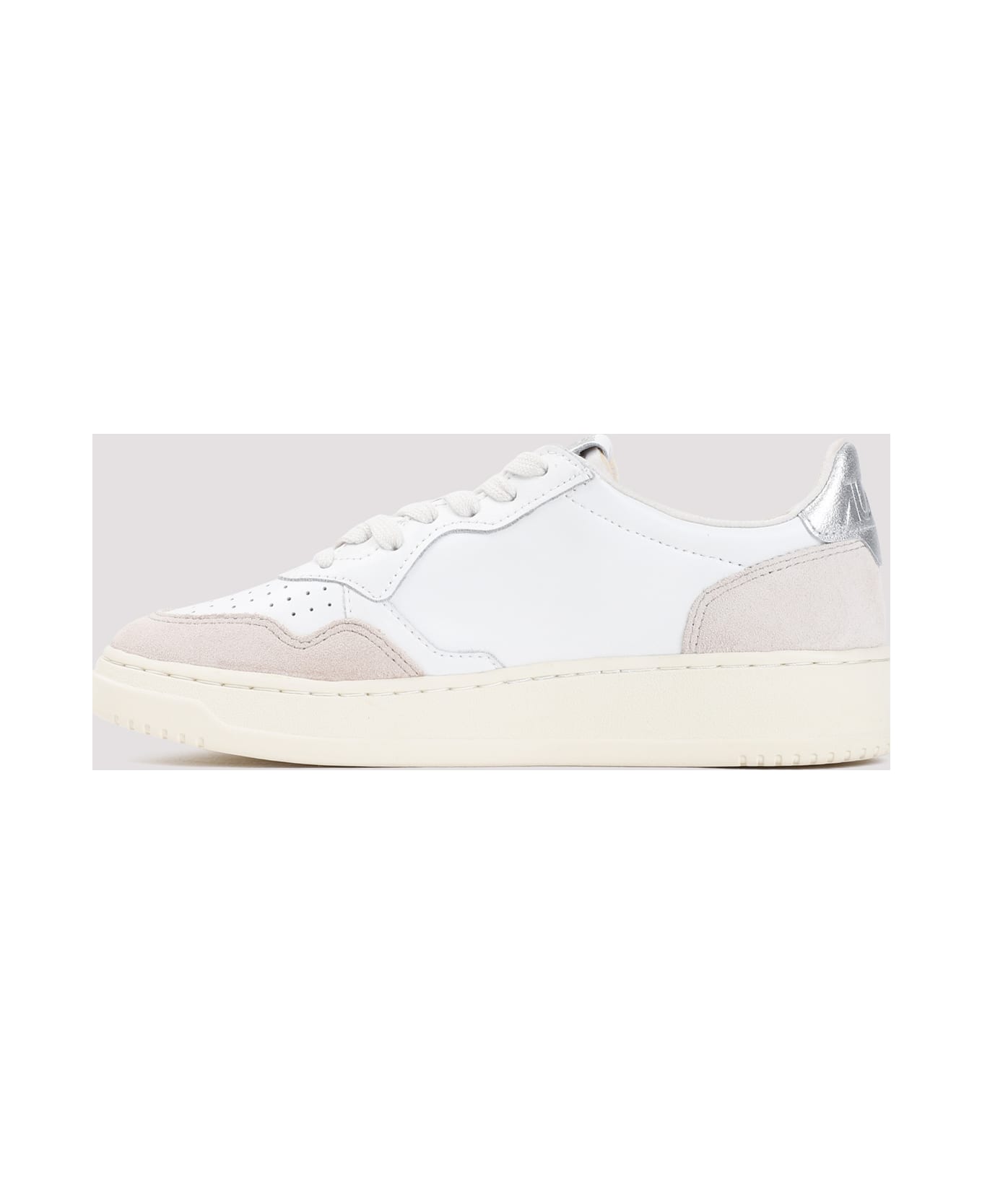 Autry Medalist Low Sneakers - Wht Silver