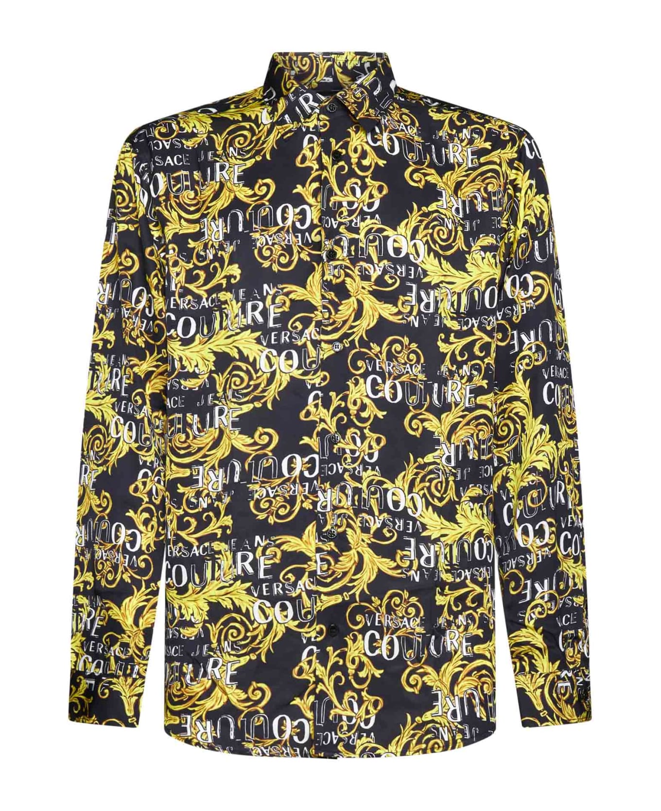 Versace Jeans Couture Shirt - Black gold シャツ