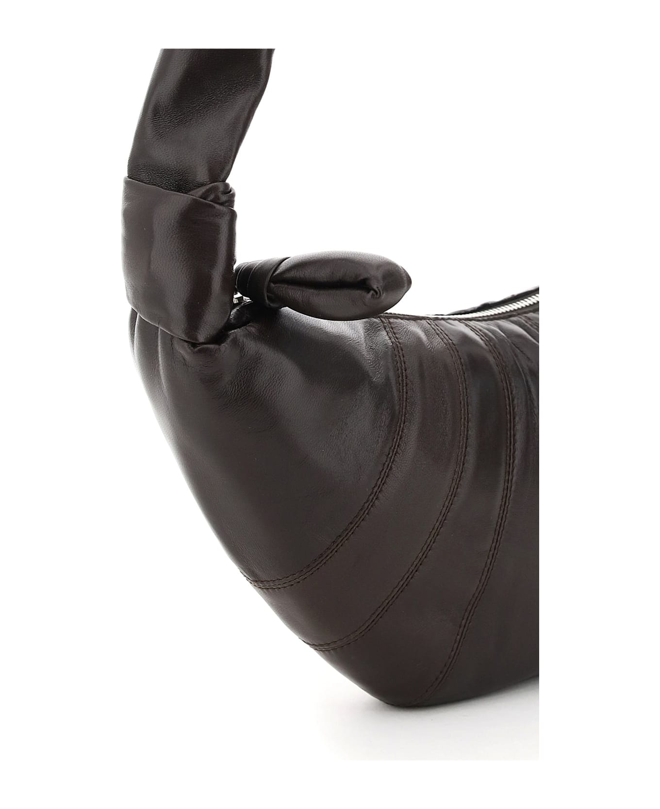 Lemaire Small Croissant Shoulder Bag - Dark Chocolate