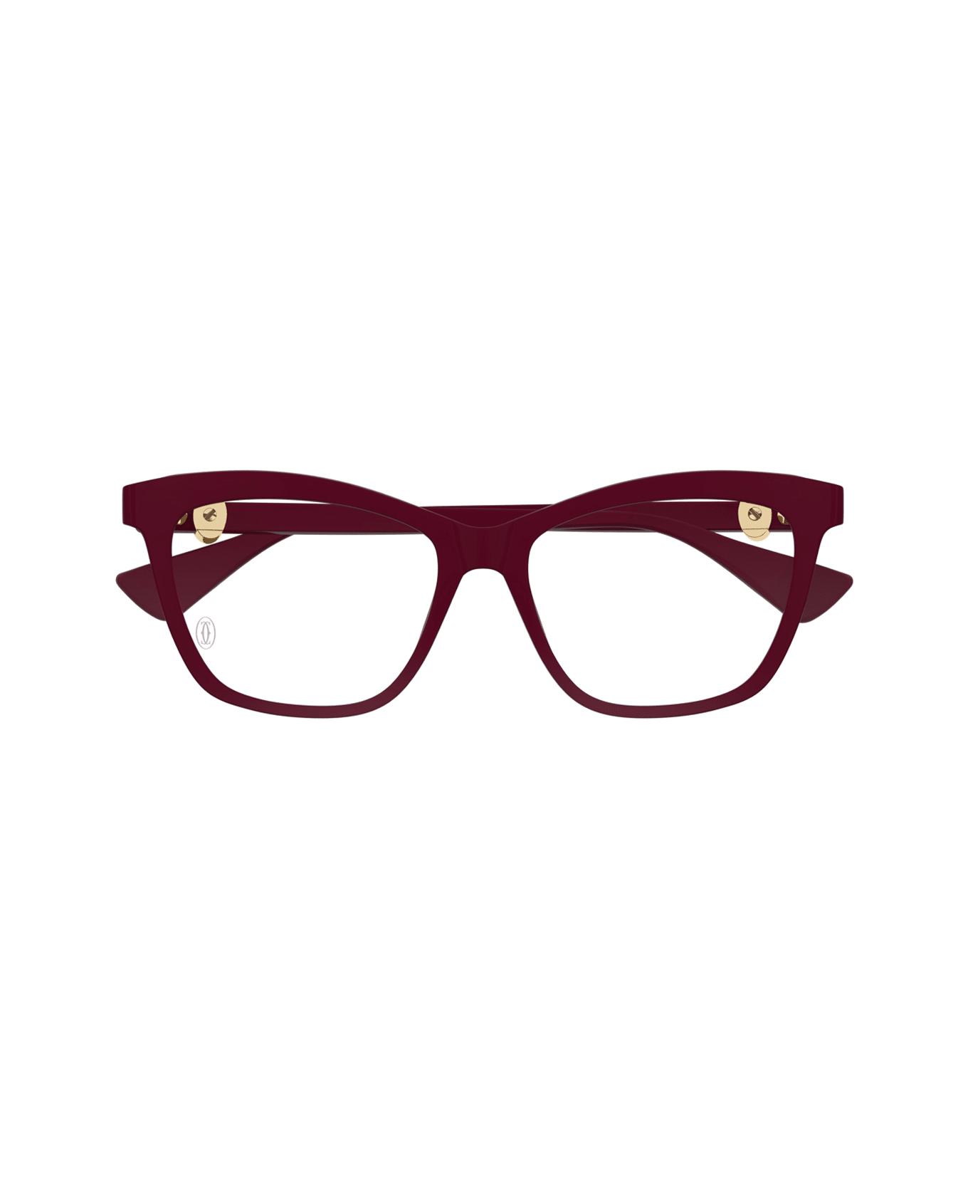 Cartier Eyewear Cartier Ct0526o C De Cartier 003 Burgundy Glasses - Rosso