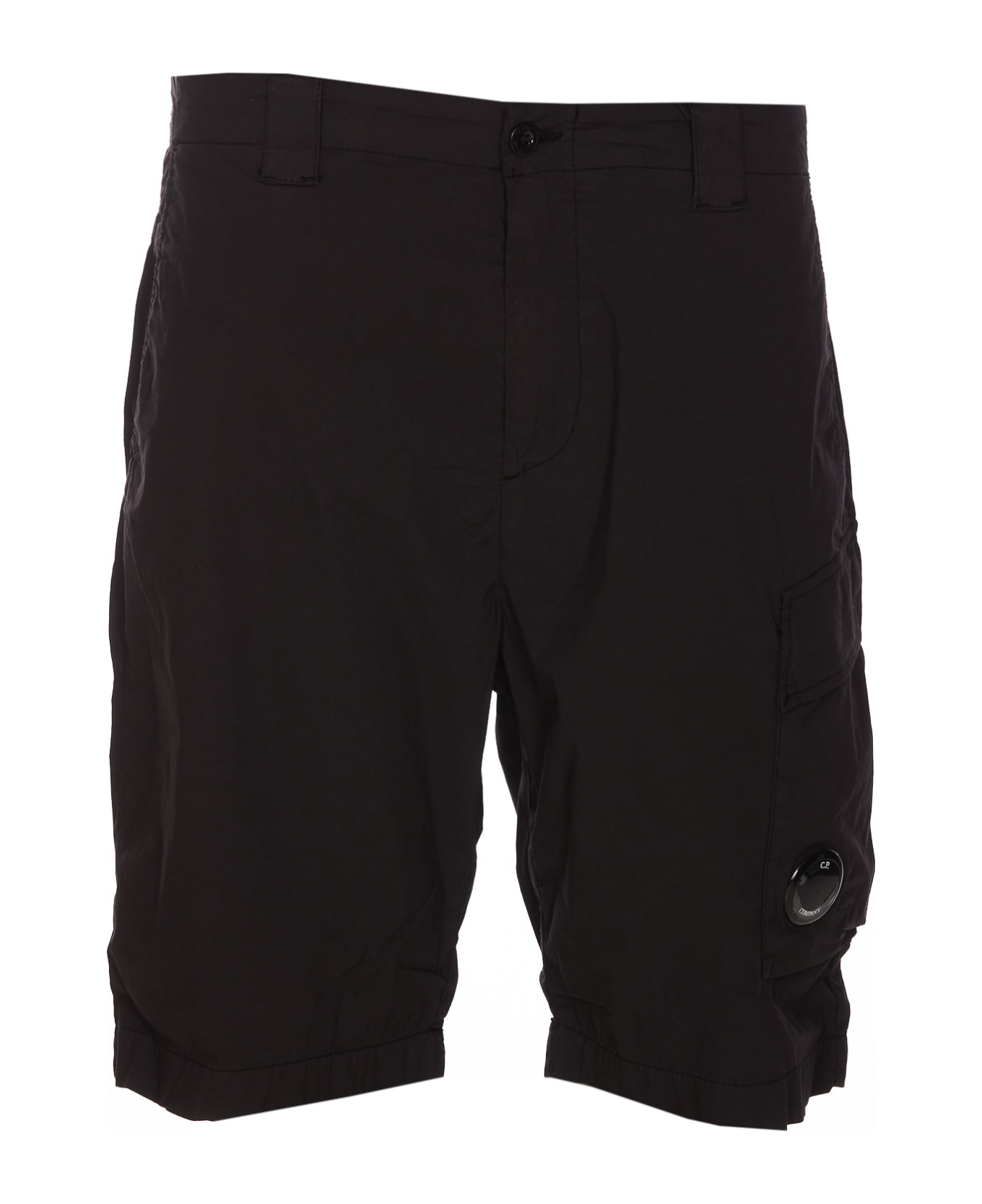 C.P. Company 50 Fili Cargo Shorts - Black