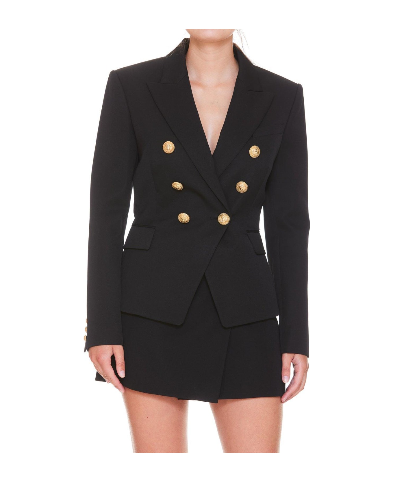 Balmain Notched Lapel 6 Button Double-breasted Blazer ブレザー