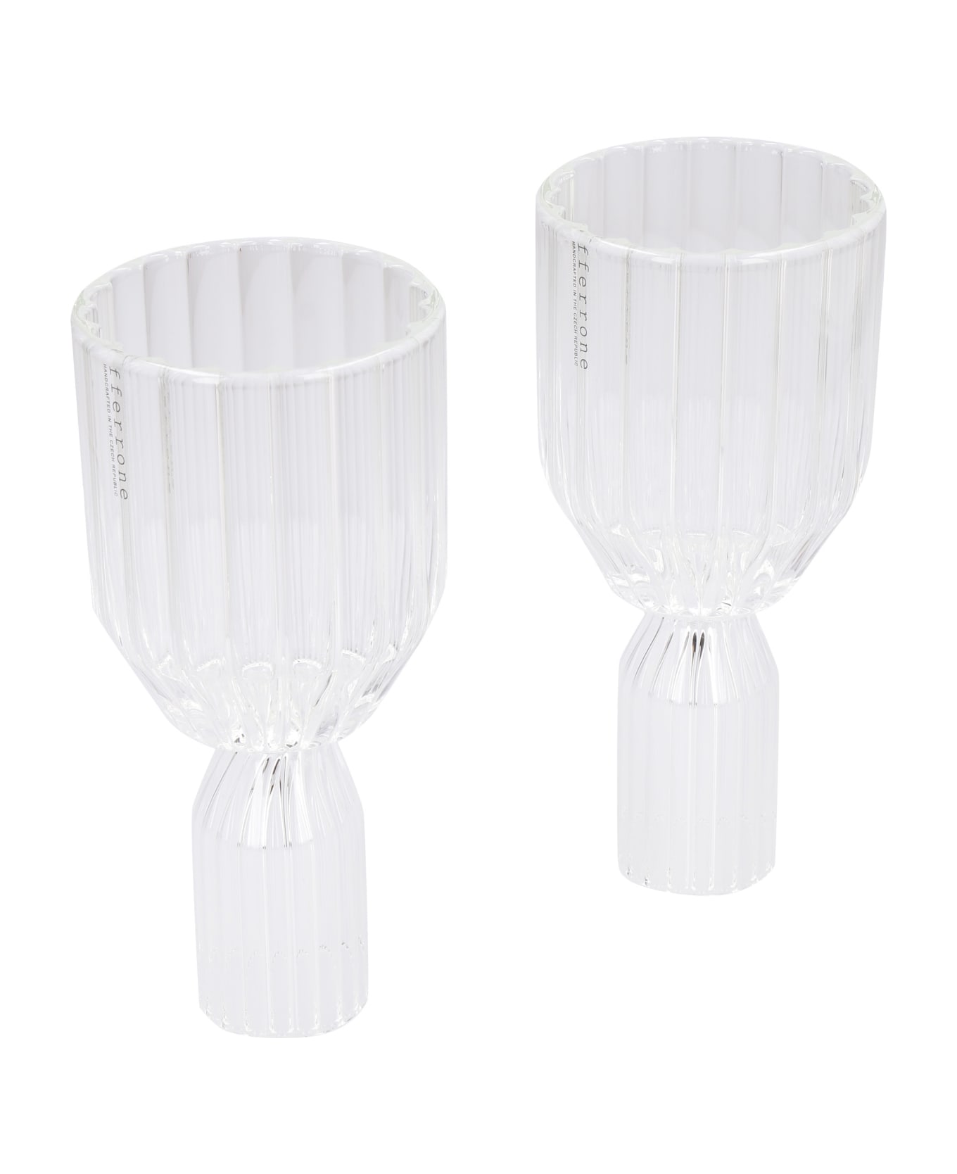 Sandro Ferrone Margot Collection Set Of Two White Wine Goblet - Transparent