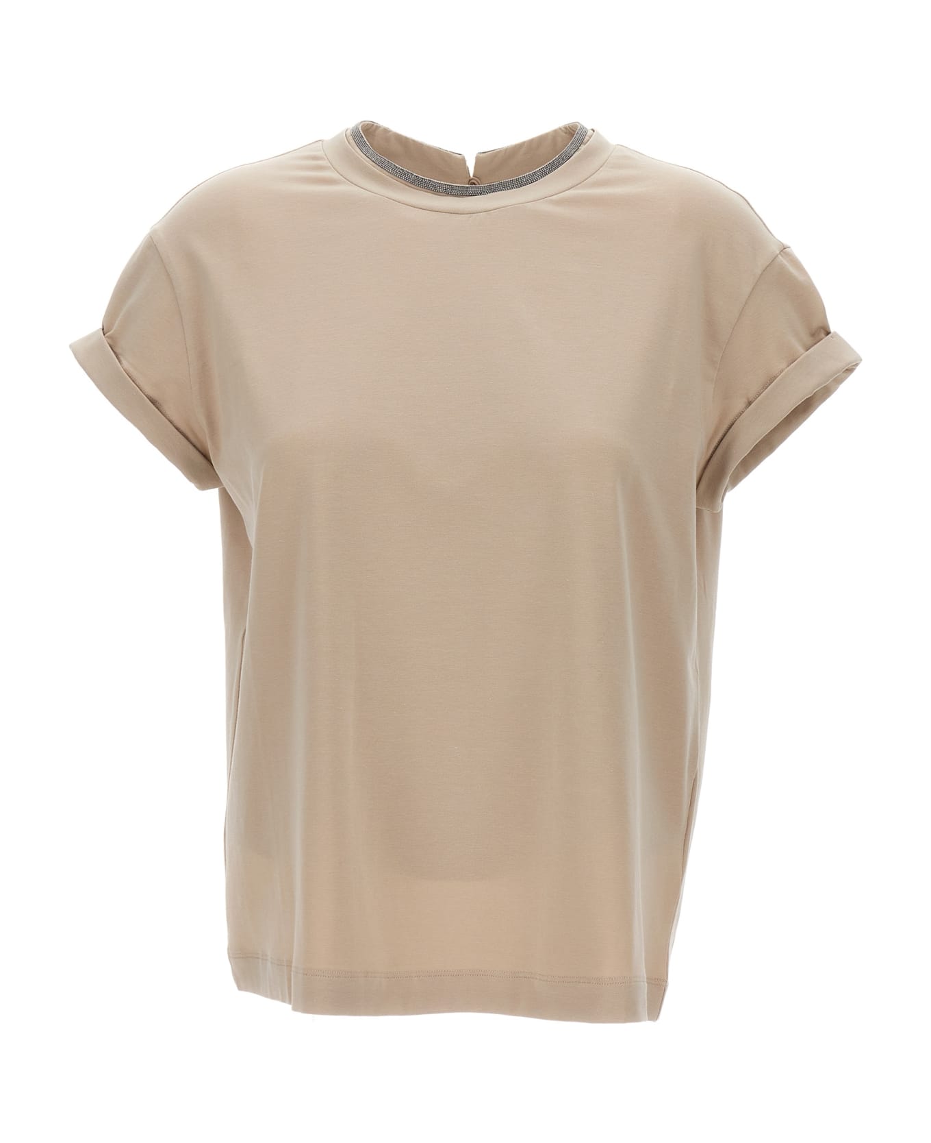 Brunello Cucinelli Monile T-shirt - Beige