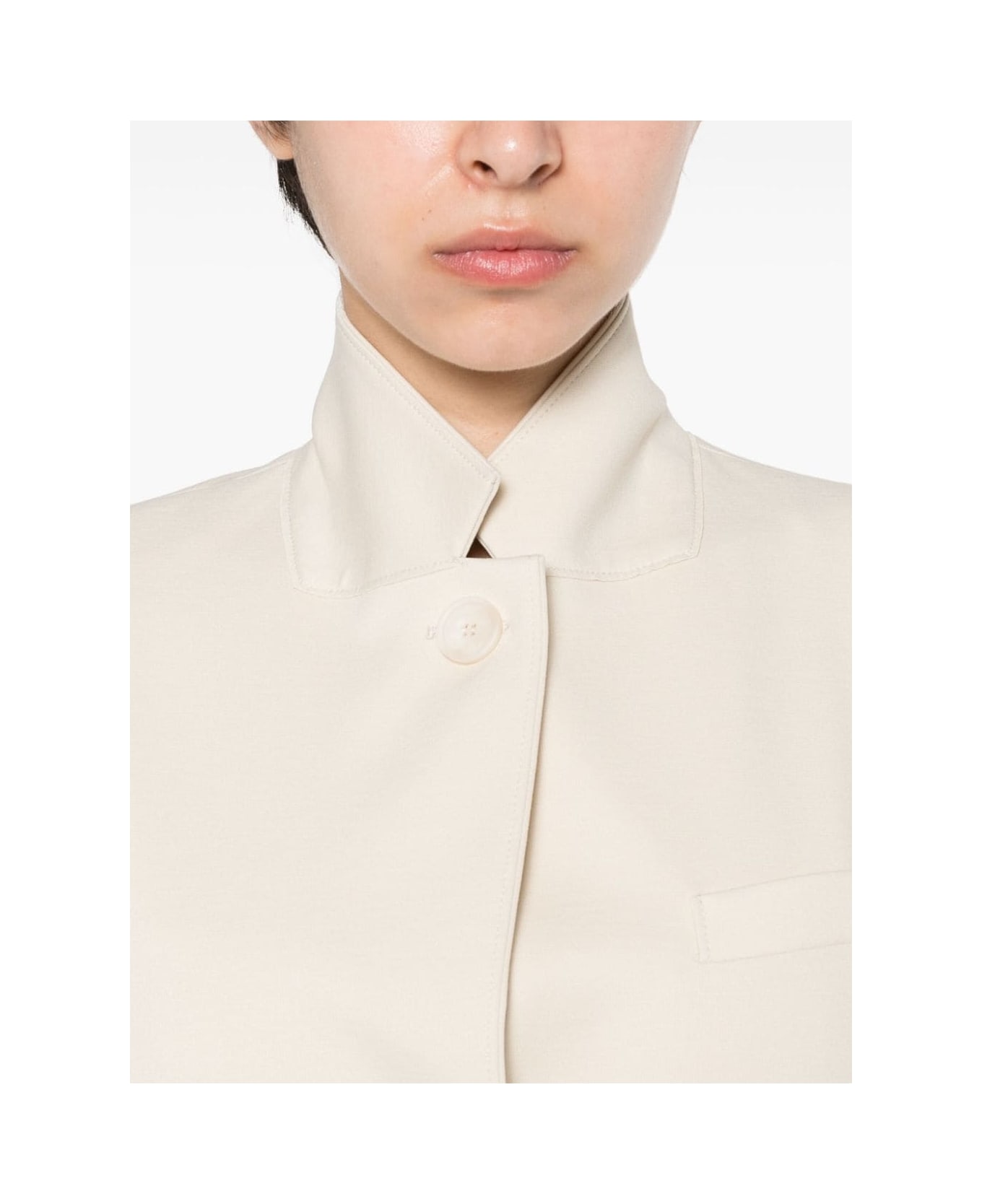 Harris Wharf London Single-breasted Blazer Jacket - Ivory