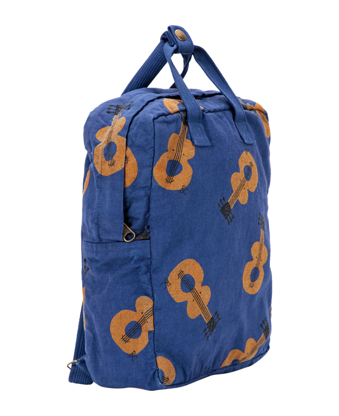 Bobo Choses Blue Backpack With Violins For Kids - Violet アクセサリー＆ギフト