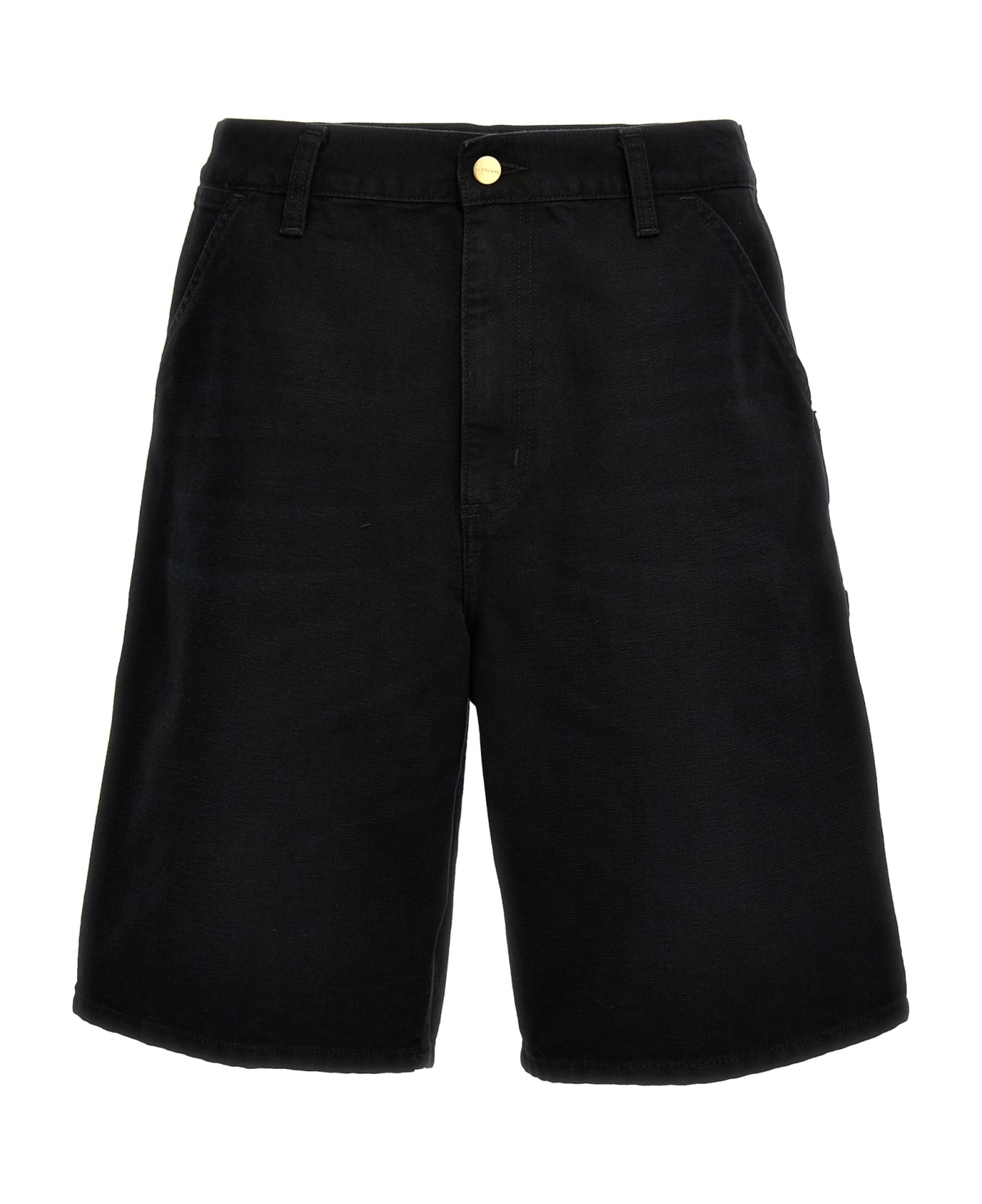 Carhartt 'single Knee' Bermuda Shorts - Black  