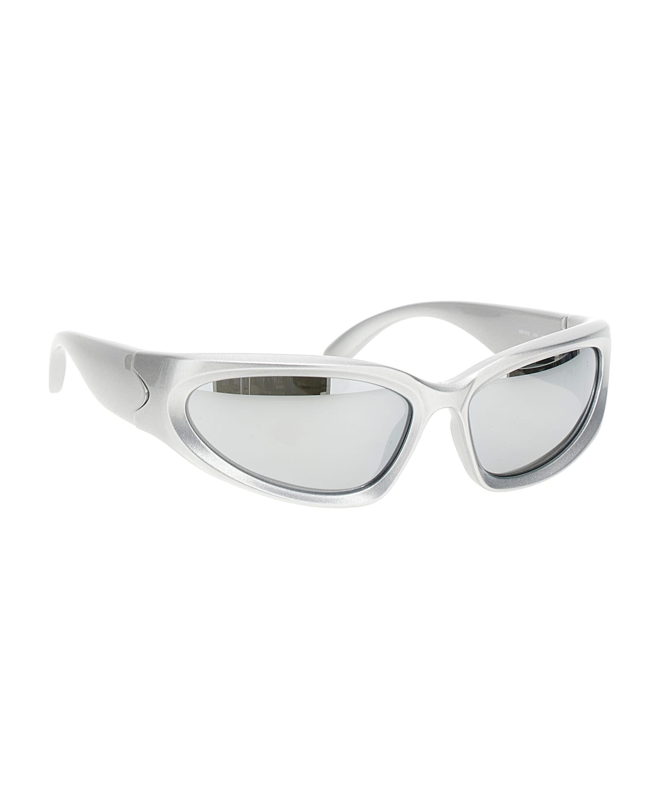 Balenciaga Eyewear Swift Oval Sunglasses - Metallic