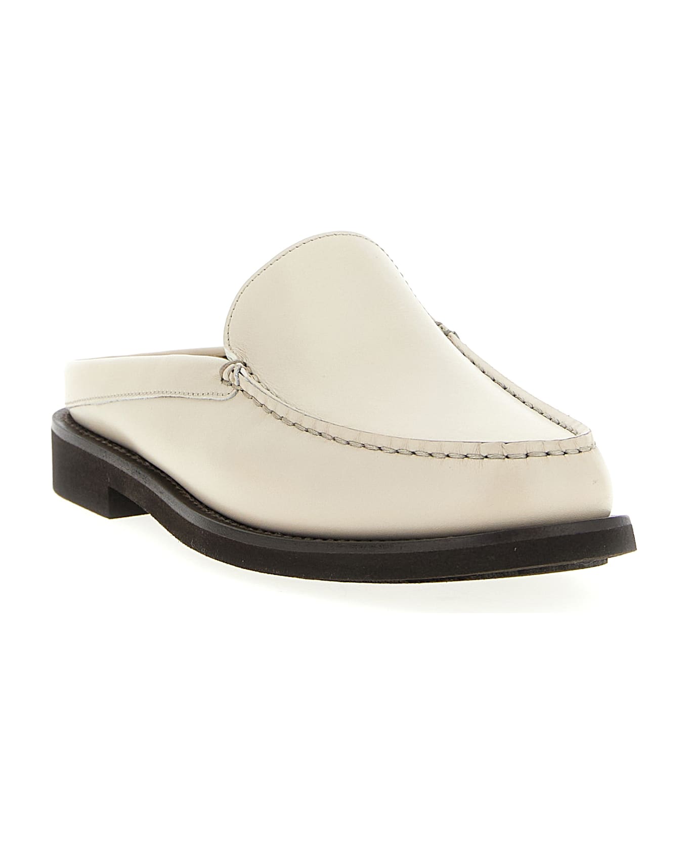 Brunello Cucinelli 
loafers
 Sabots - Beige フラットシューズ