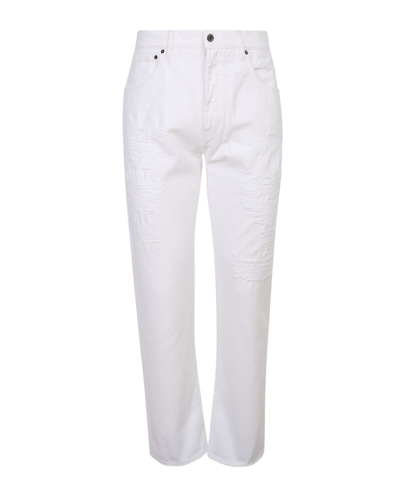 14 Bros Cheswick Straight Jeans - White ボトムス