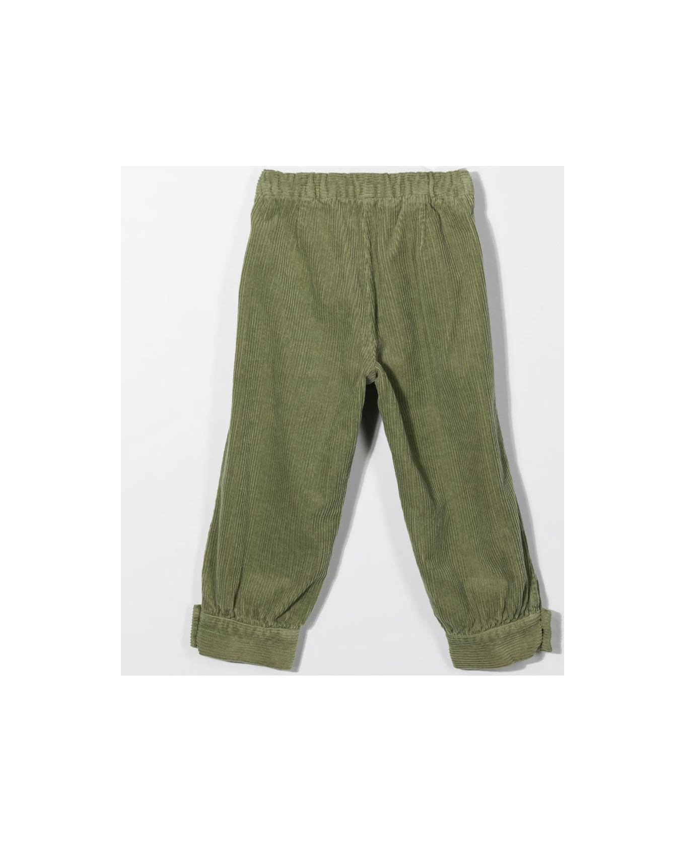 Il Gufo Trousers With Buttons - Green