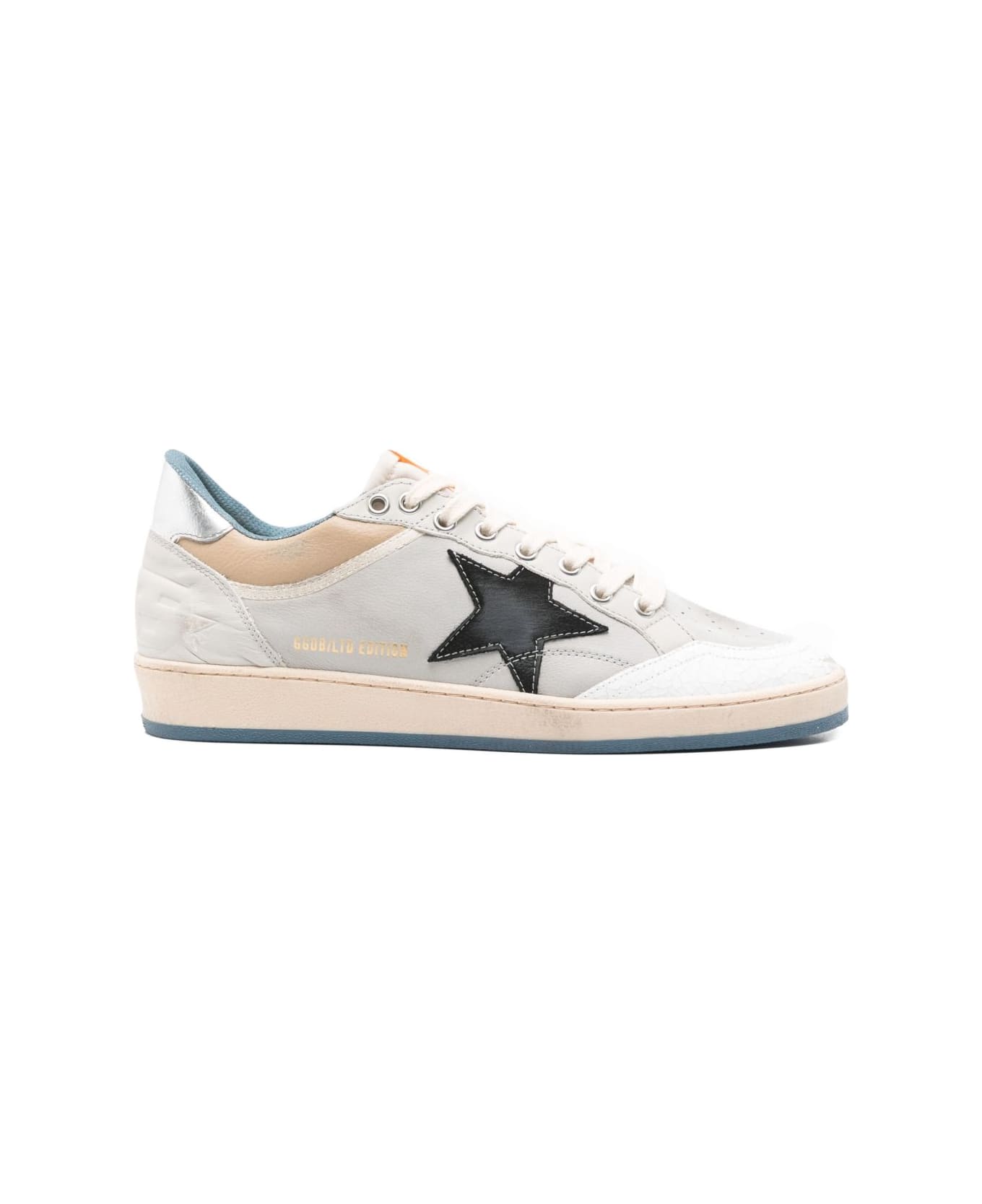 Golden Goose Light Gray Lace-up Sneakers - Grey