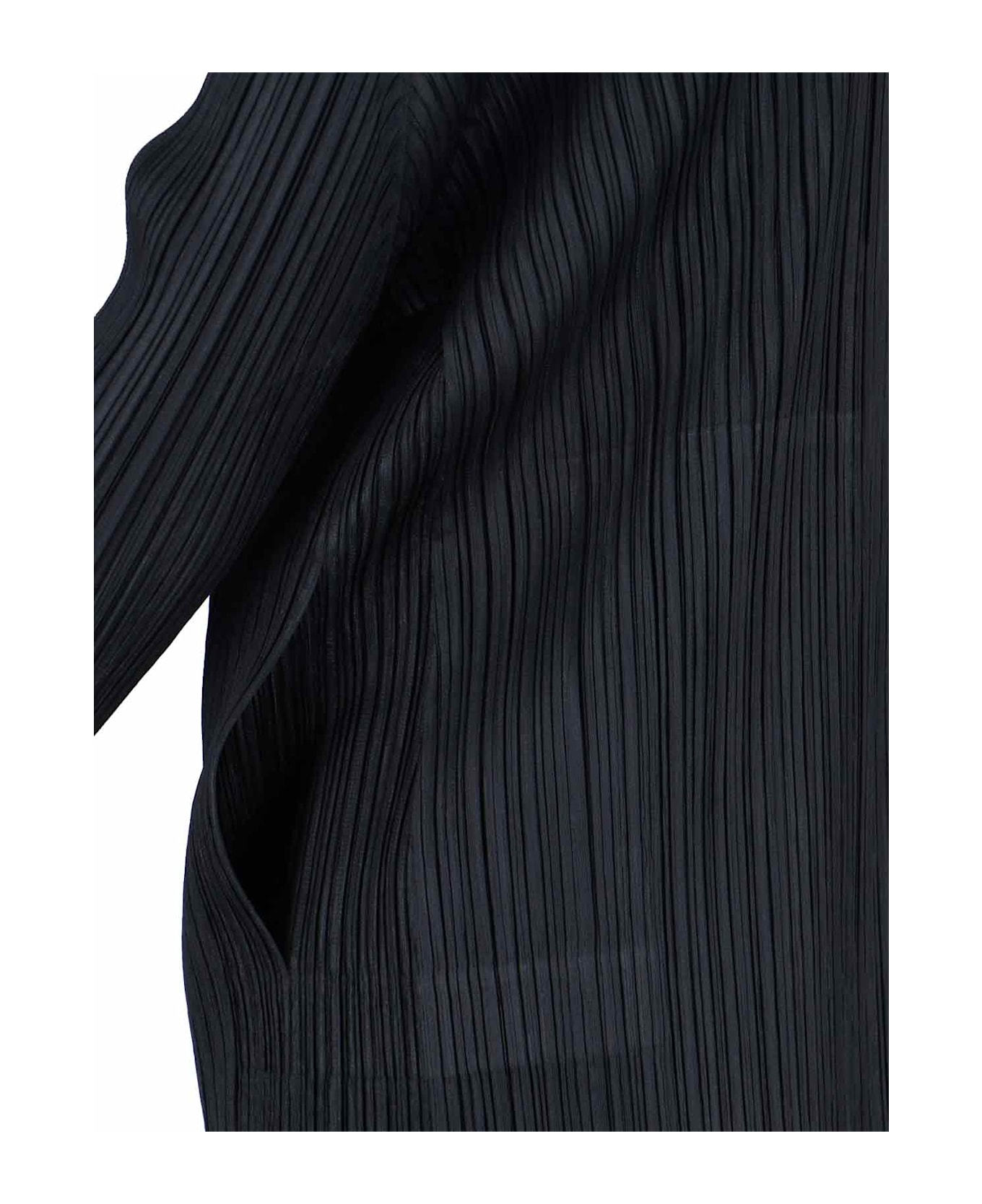 Pleats Please Issey Miyake 'plissè' Single-breasted Blazer - BLACK ブレザー