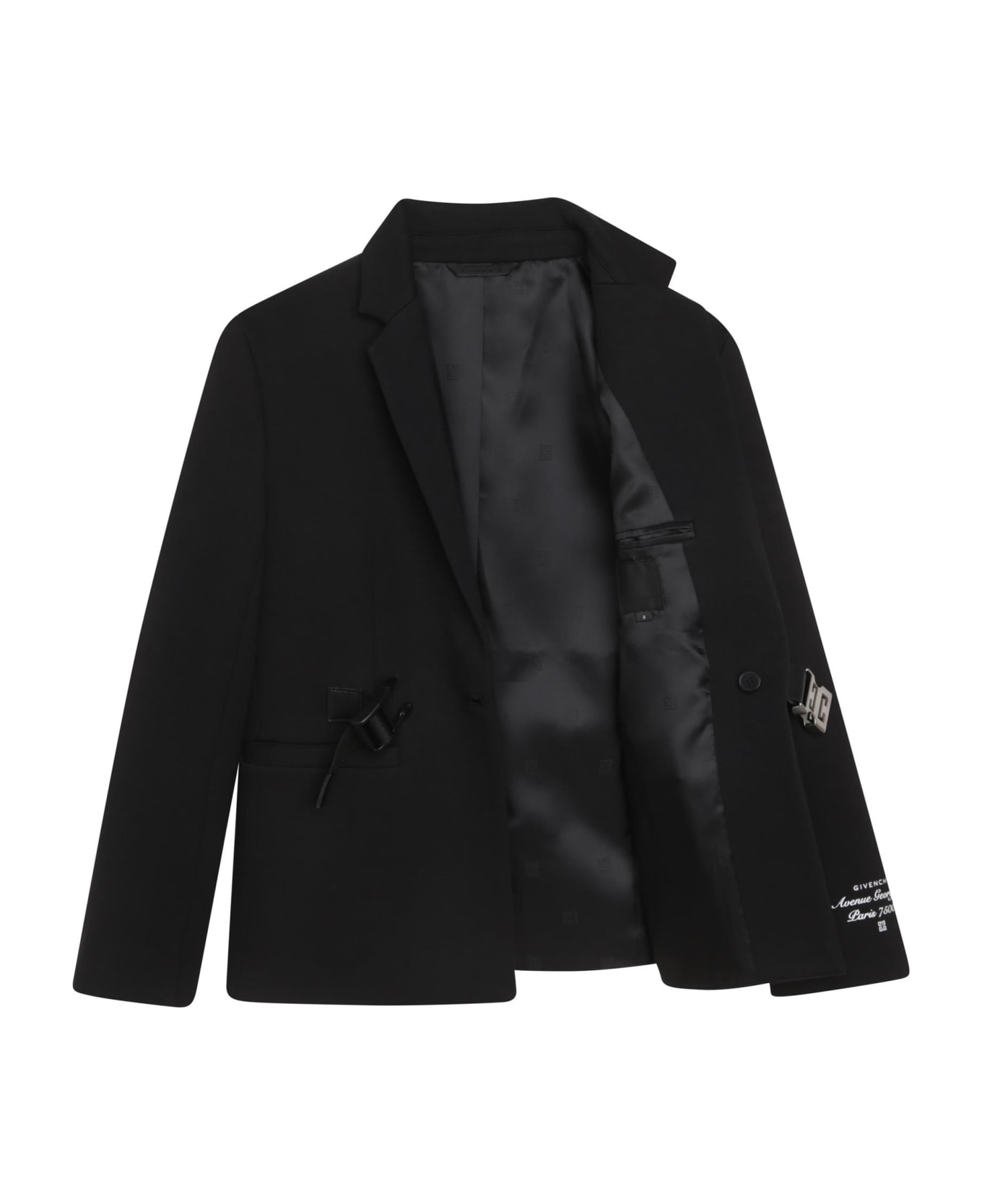 Givenchy Jacket With Logo - Black