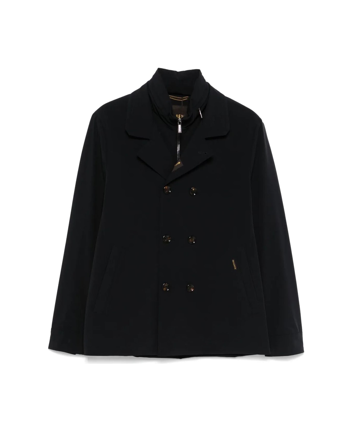 Moorer Volmer-kn Double-breasted Jacket - Dark Blue