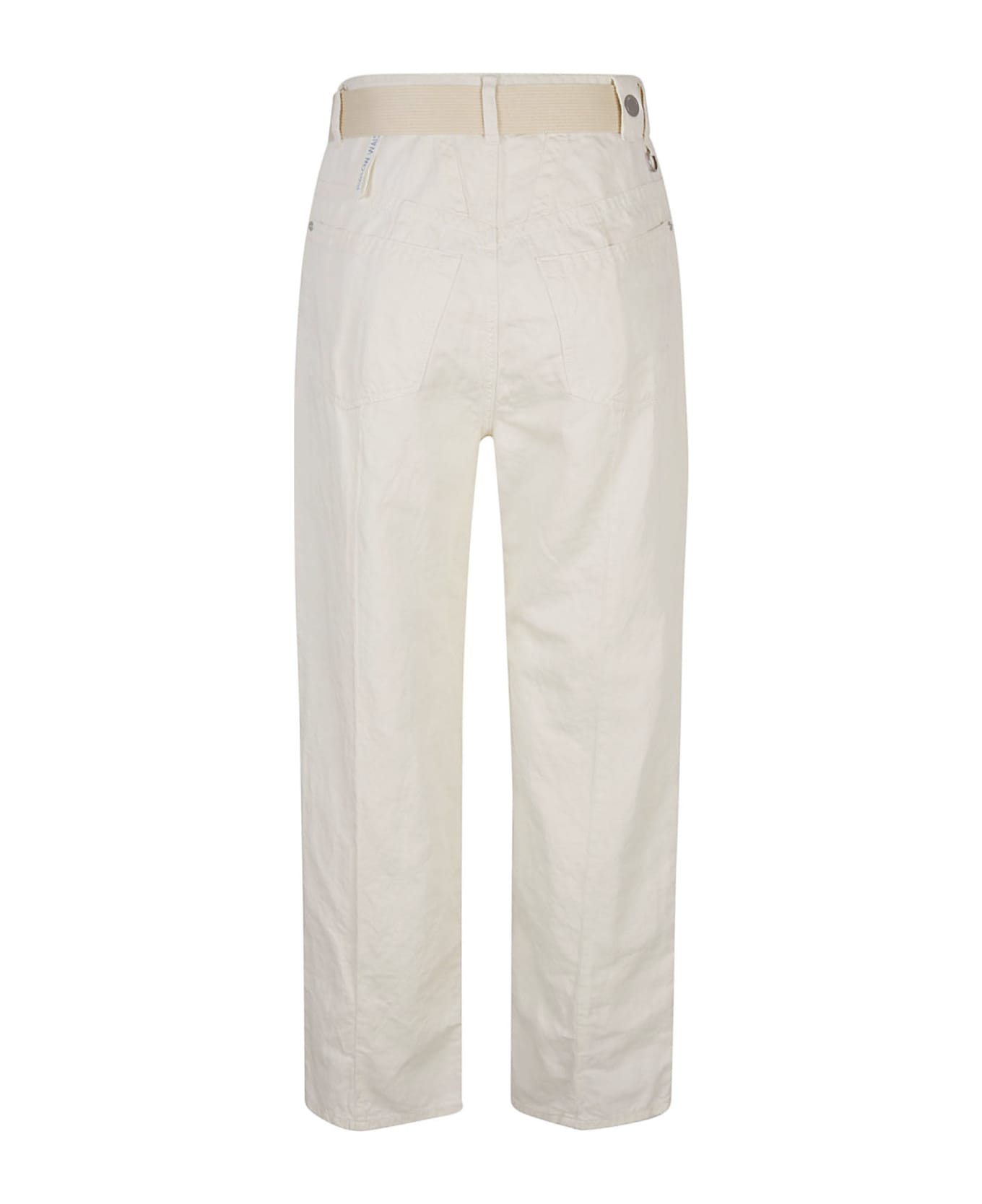 High Trousers - White ボトムス