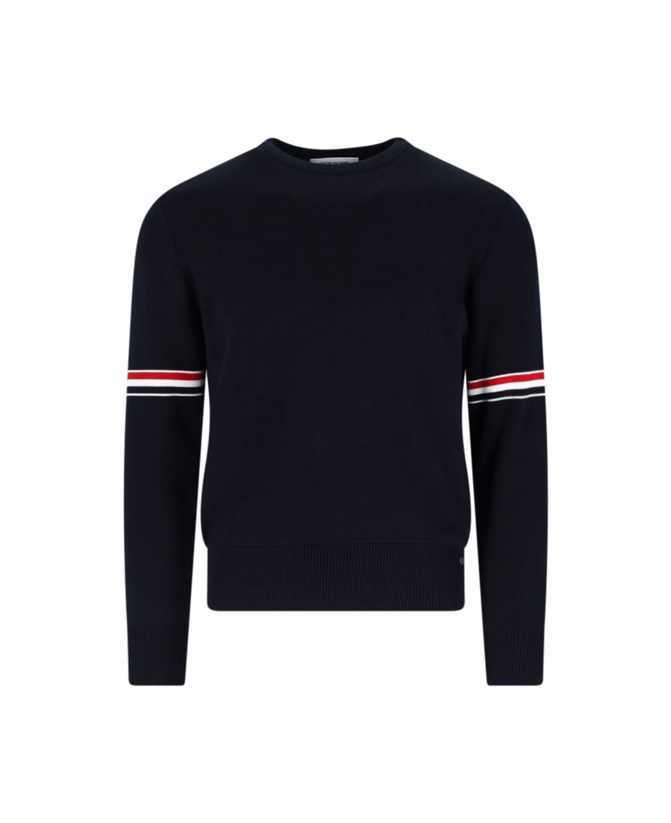 Thom Browne Tricolour Detail Sweater - Blue