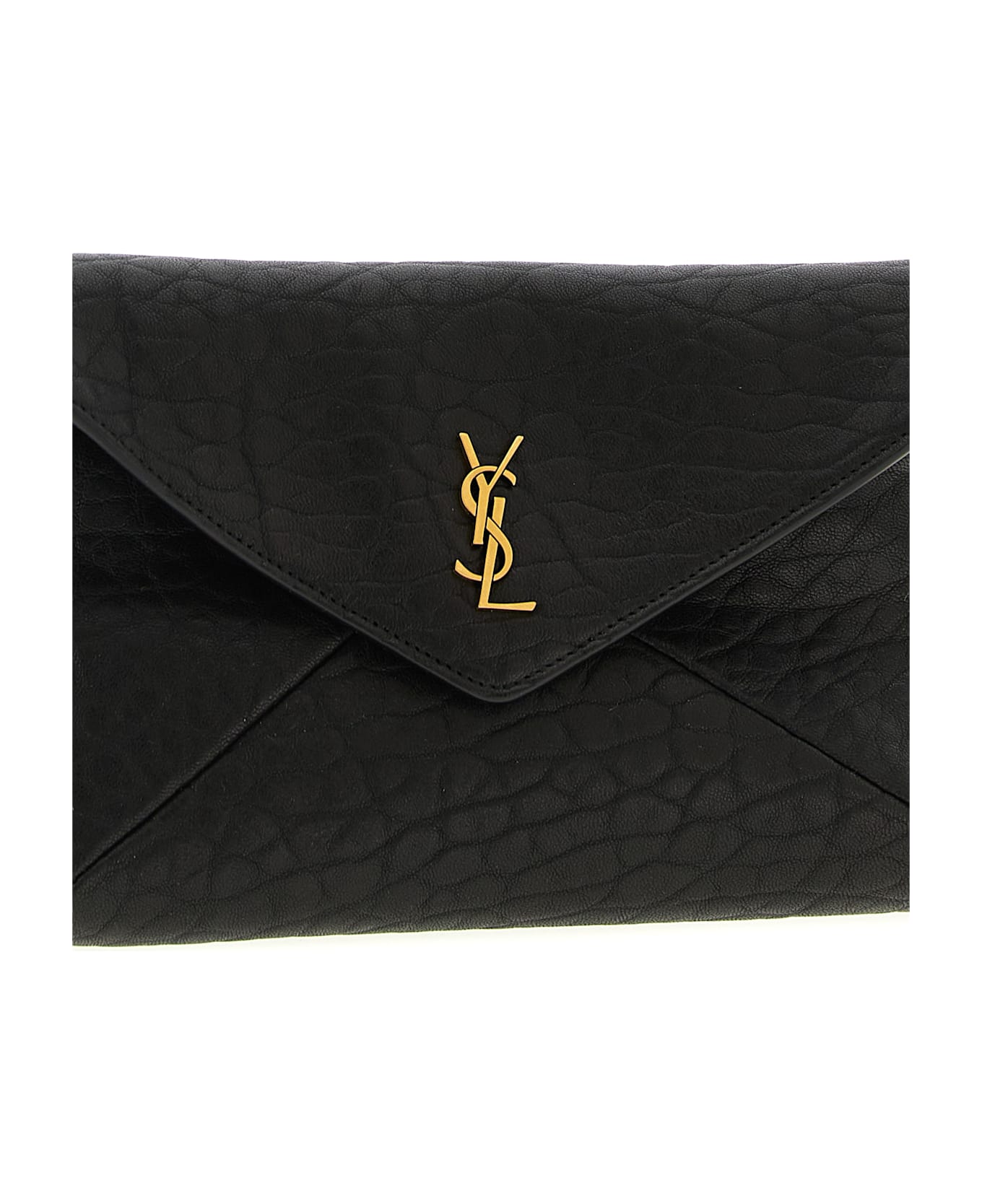 Saint Laurent 
cassandre
 Clutch - Black  