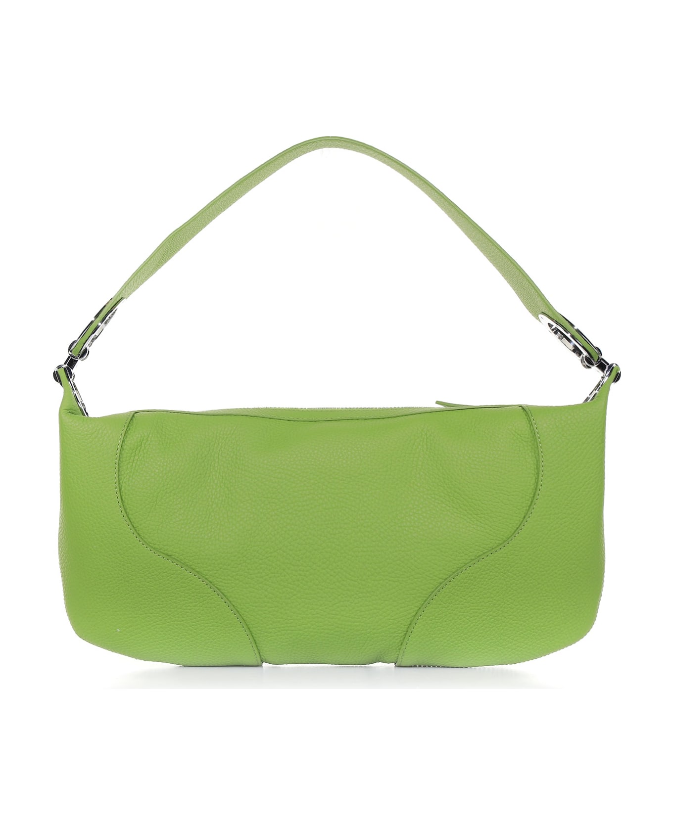 BY FAR Amira Leather Bag - LIME GREEN